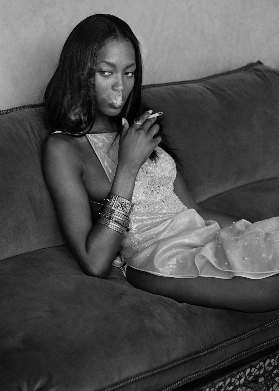 Naomi in Morocco – Albert Watson, Black & White, Fashion, Naomi Campbell