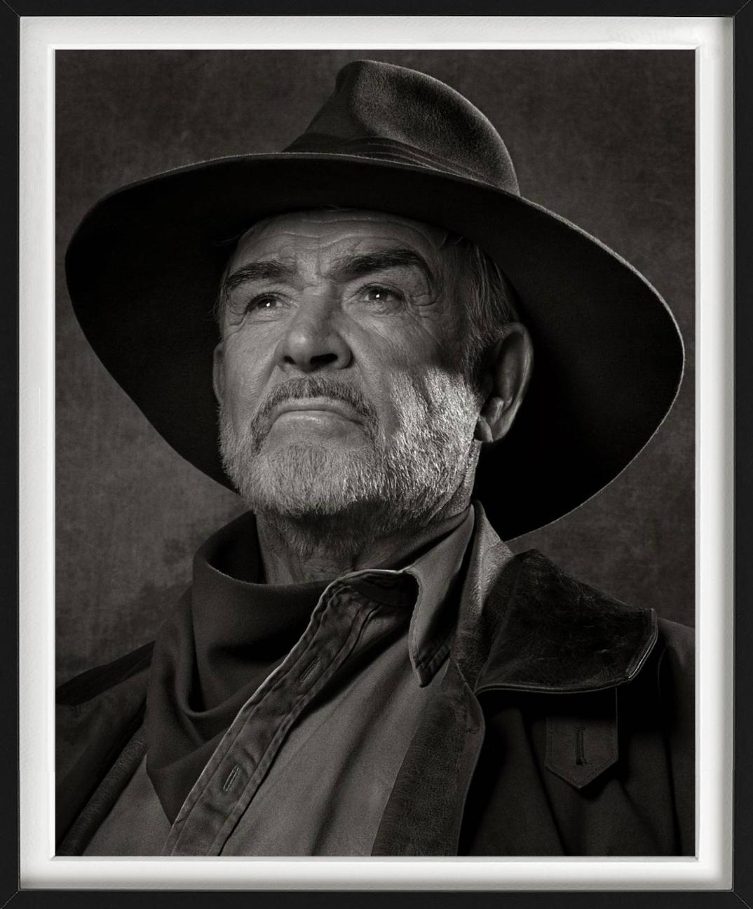 Sean Connery, Prague - portrait with cowboy hat, fine art photography, 2002 - Photograph by Albert Watson