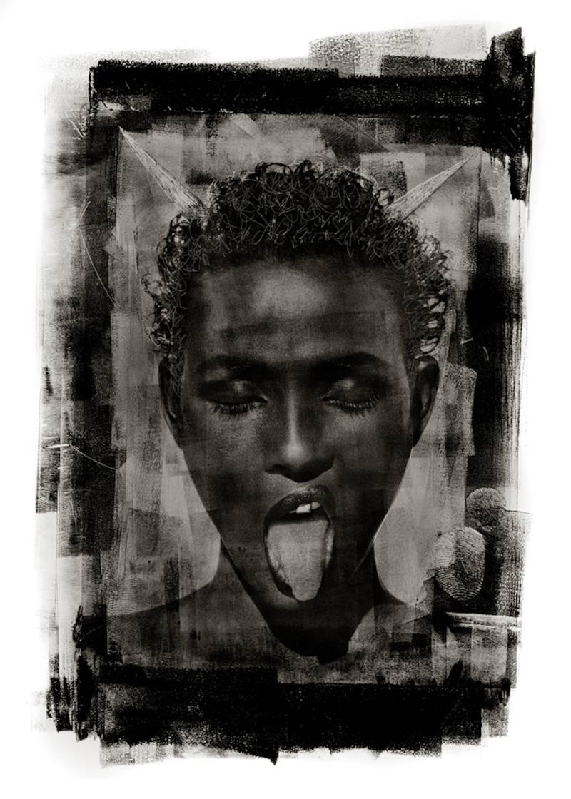 Albert Watson Portrait Photograph - "Waris, Maroc, 1993", Gelatin Silver Print