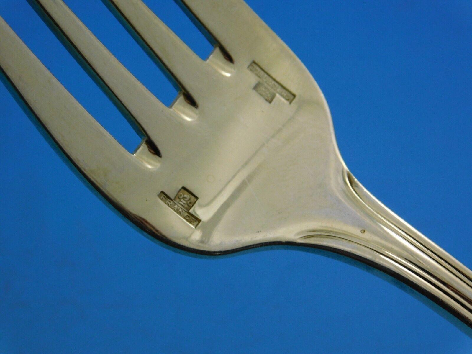20ième siècle Service de couverts Albi by Christofle Vermeil France en métal argenté 54 pièces en vente