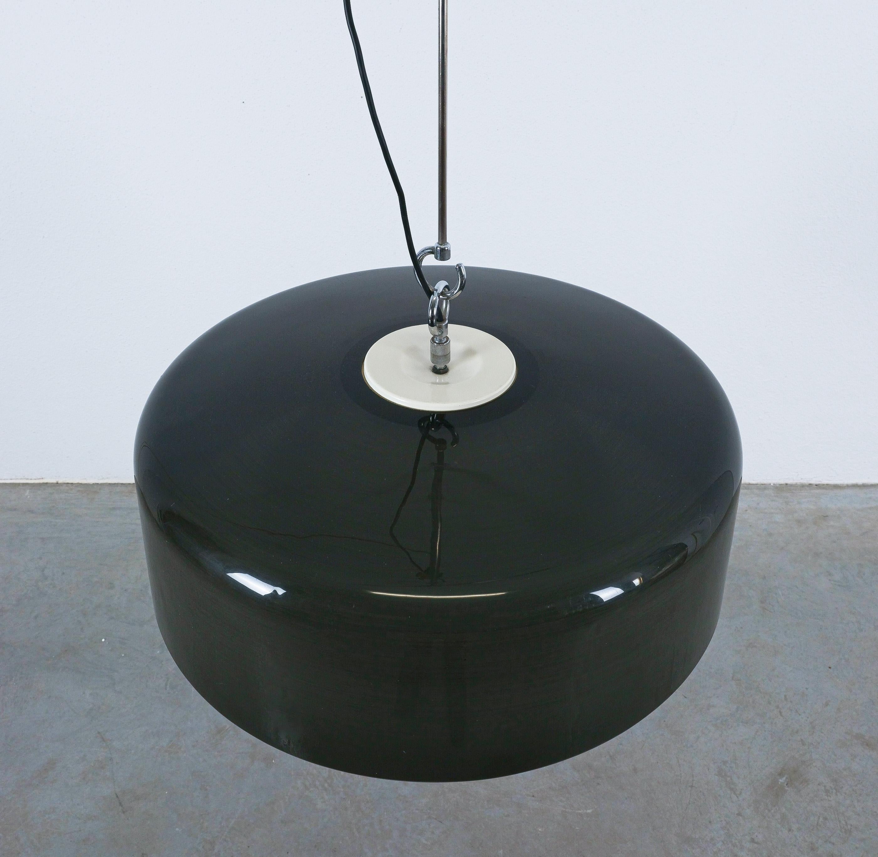 Albini & Helg Arteluce Grande Lampada a Sospensione Vetro Originale Lucite, Italia, 1955 in vendita 4