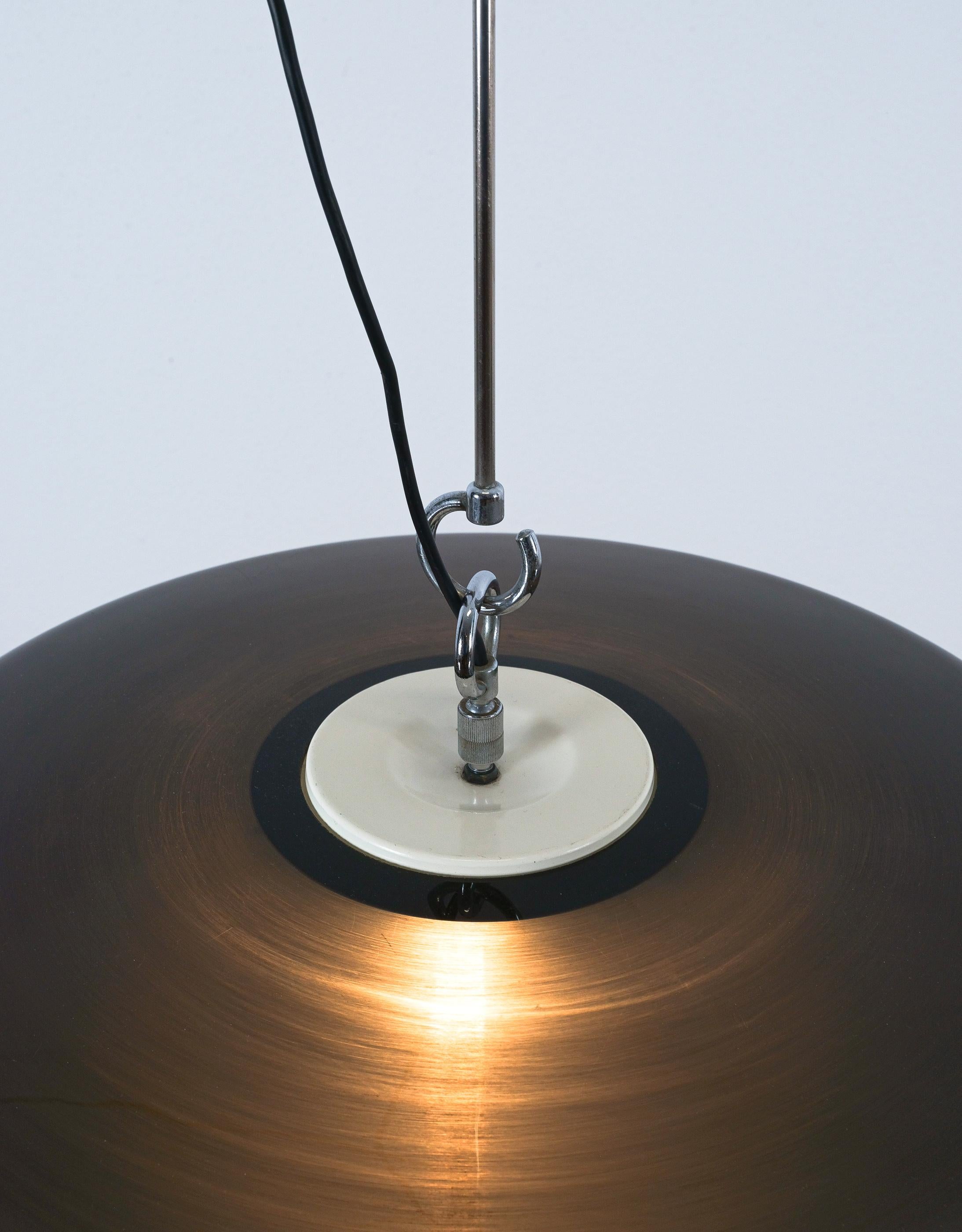 Albini & Helg Arteluce Grande Lampada a Sospensione Vetro Originale Lucite, Italia, 1955 in vendita 6