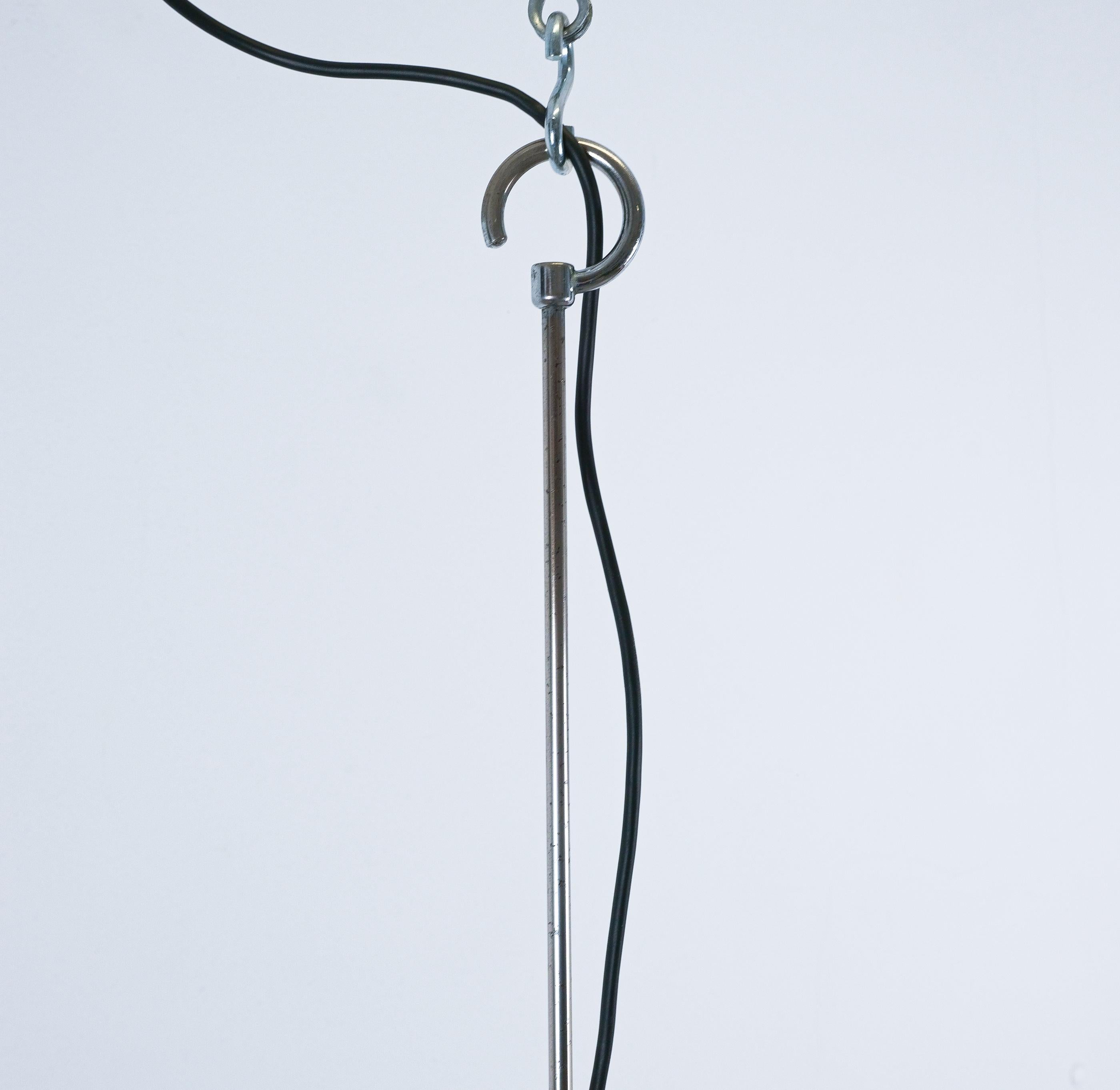 Albini & Helg Arteluce Grande Lampada a Sospensione Vetro Originale Lucite, Italia, 1955 in vendita 7