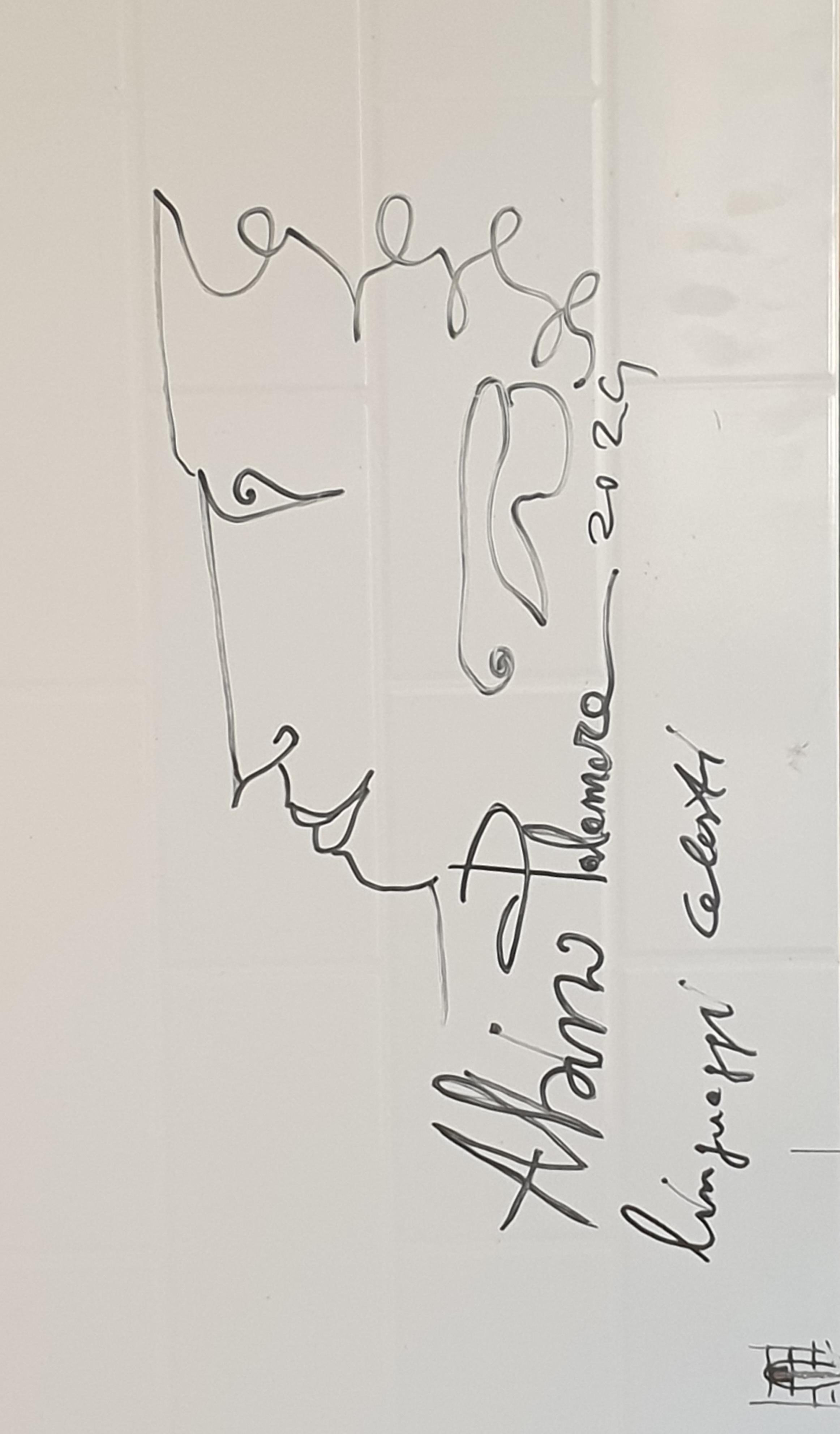 Olio astratto espressionista contemporaneo. Linguaggi Celesti'. in vendita 7