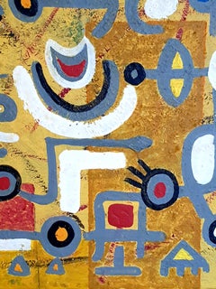 Italian Contemporary Abstract Expressionist. 'Le Origini Linguistiche'.