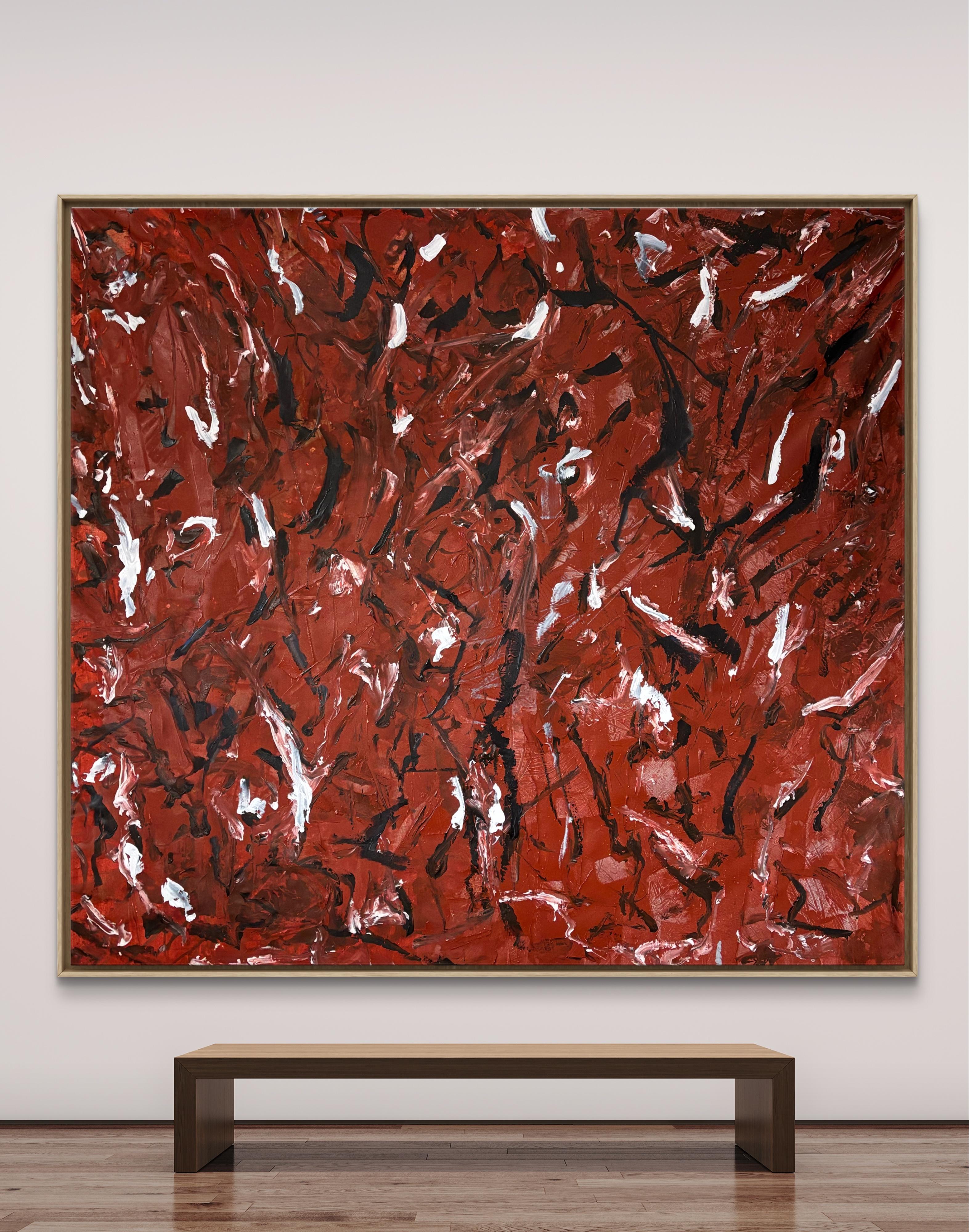 Fin de décembre I - Contemporain Painting par Albion Vu