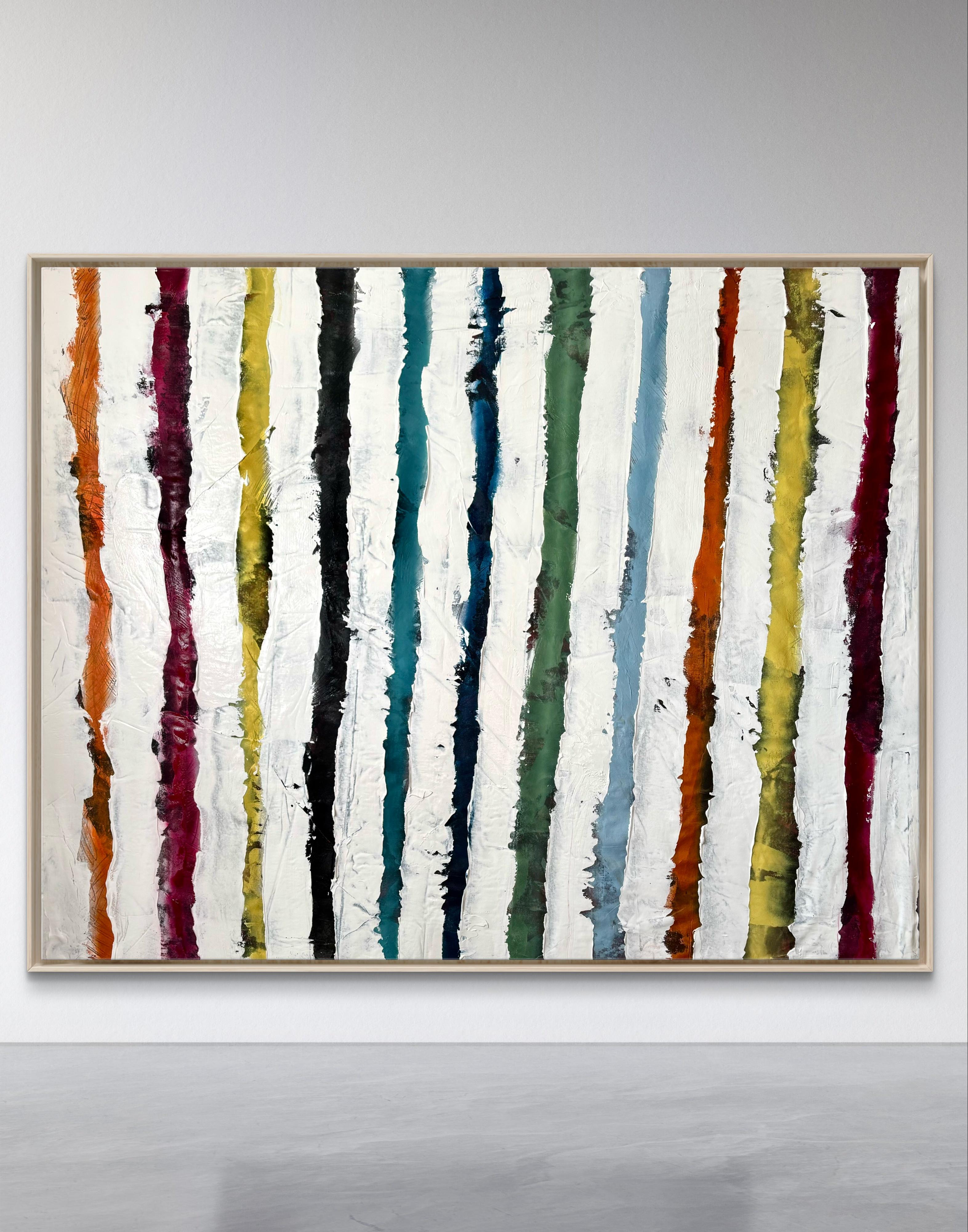 Trajectoire - Contemporain Painting par Albion Vu