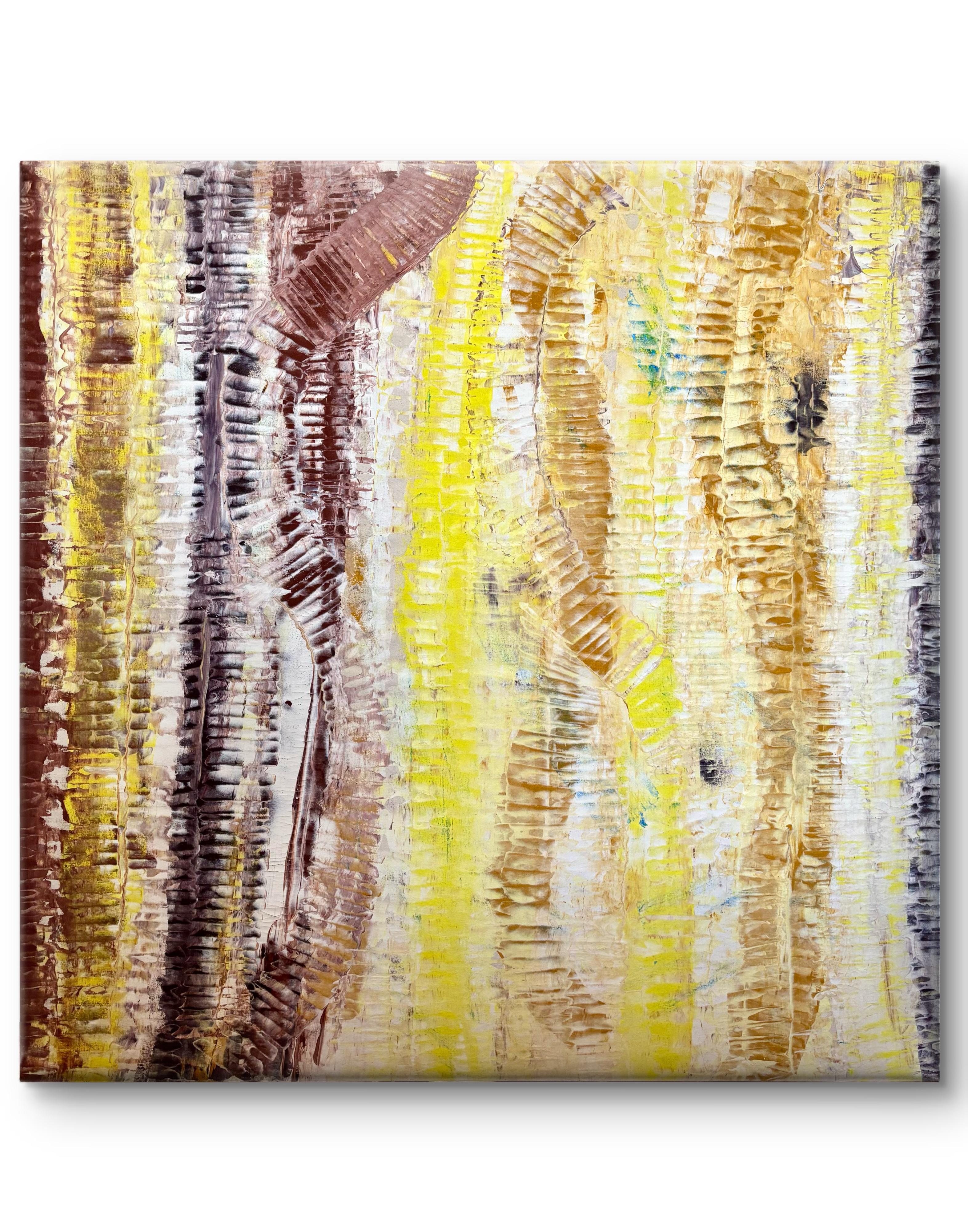 Walking Through the Line - Contemporary Painting by Albion Vu