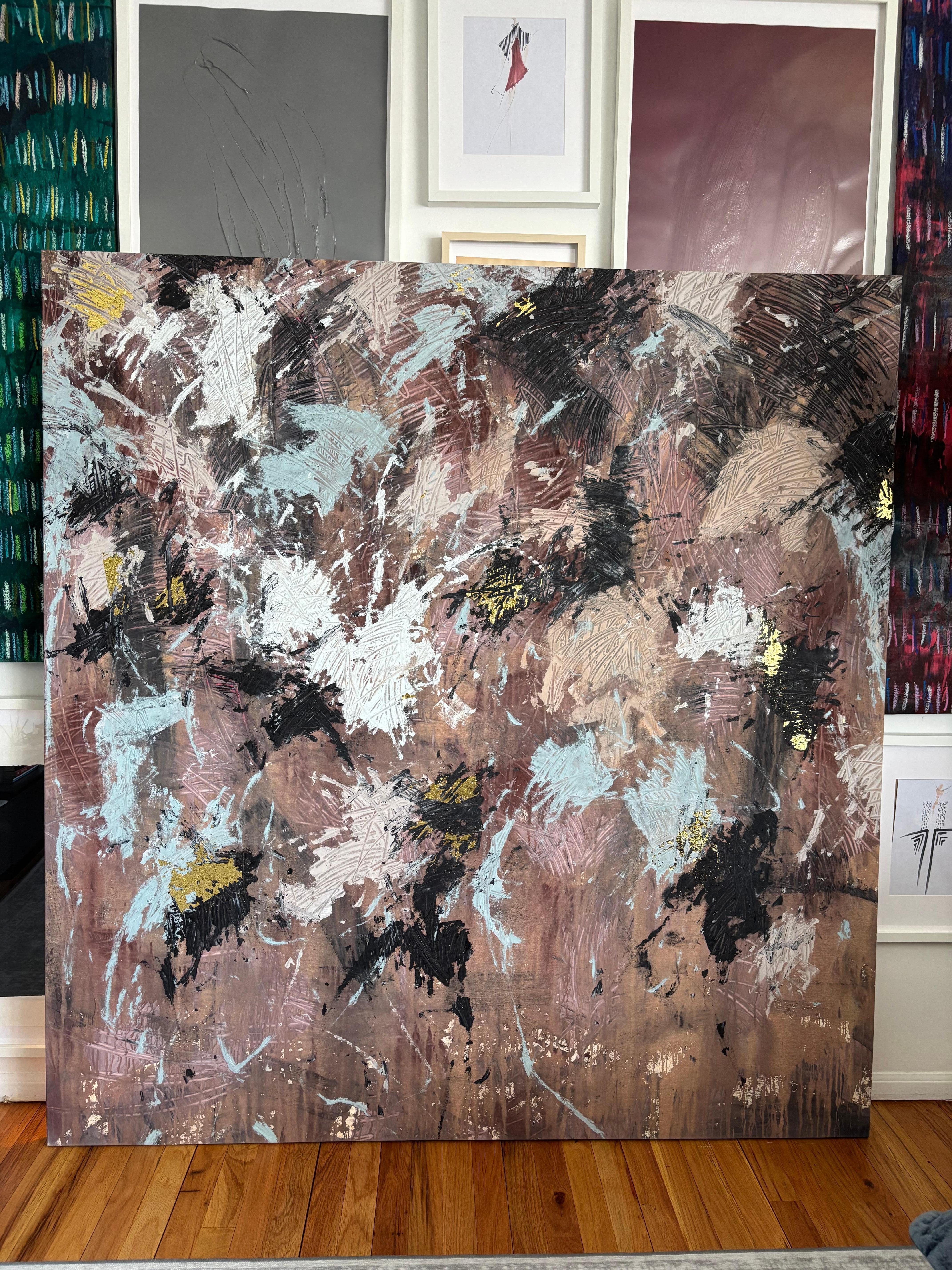 Zen Caos 4 - Contemporary Painting by Albion Vu