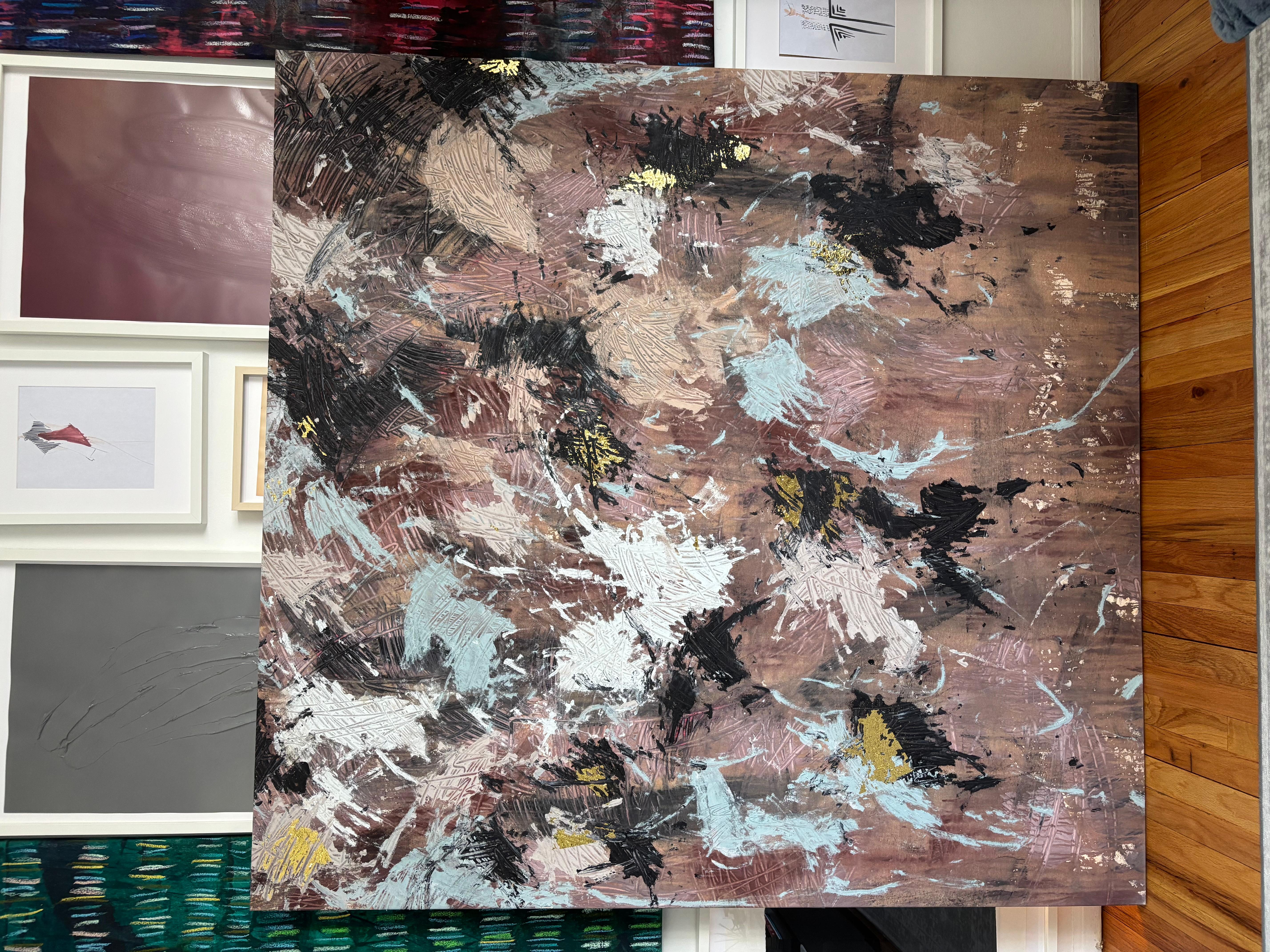 Zen Caos 4 - Contemporary Painting by Albion Vu