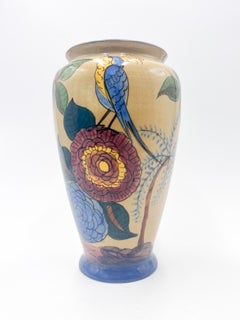 Albisola La Fenice Ceramic Vase by Manlio Trucco from the 1940s