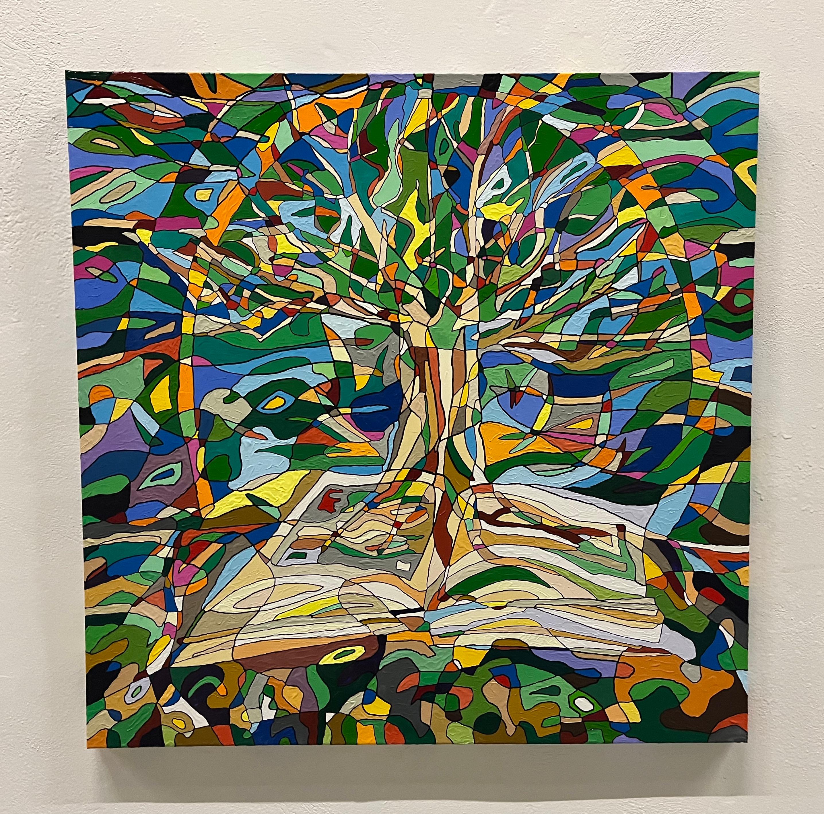 Arte contemporanea tedesca di Albrecht Behmel - Radici bibliche in vendita 1
