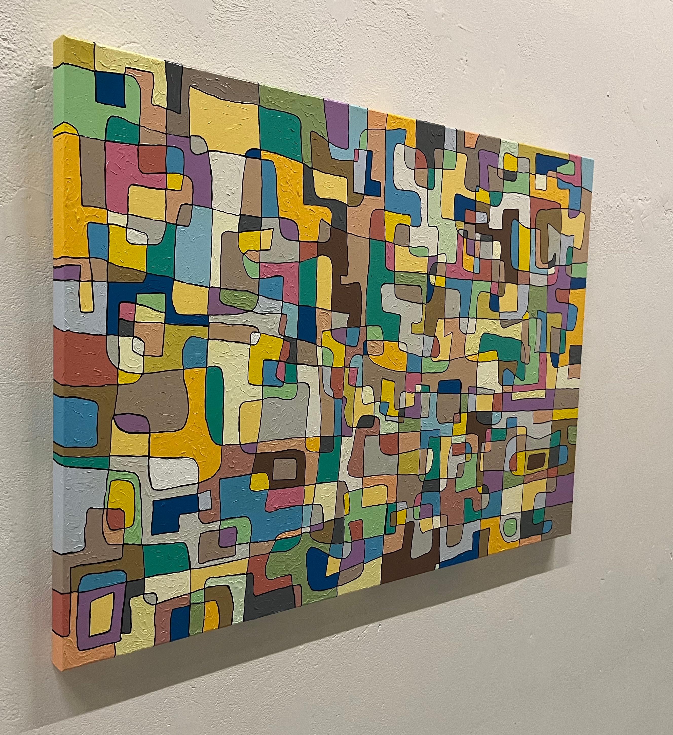 German Contemporary Art by Albrecht Behmel - Carpet For Sale 2