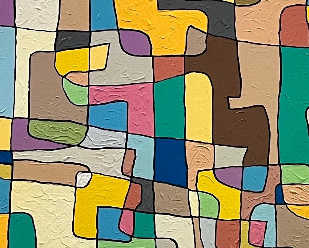 German Contemporary Art by Albrecht Behmel - Carpet For Sale 3