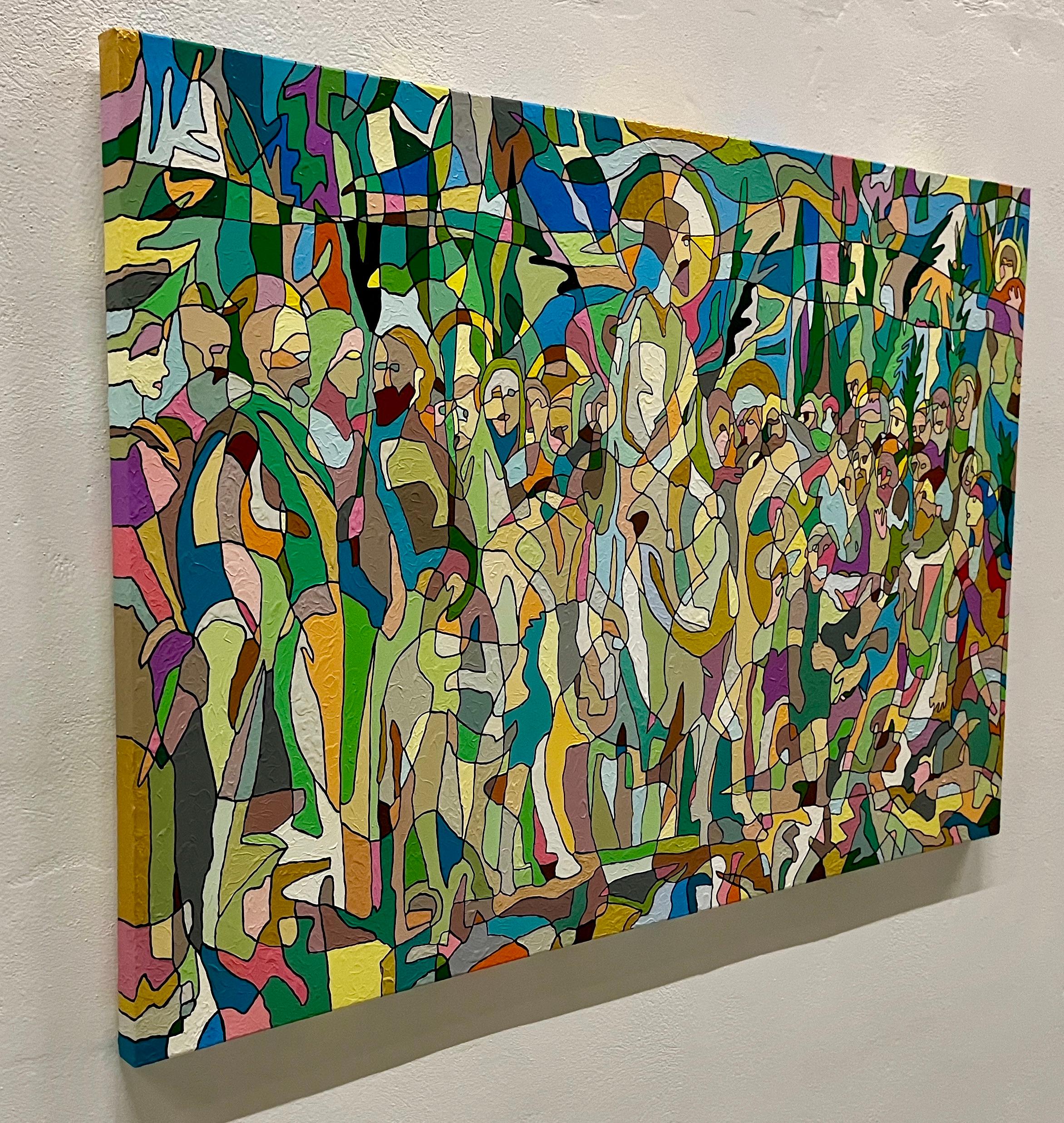 Arte contemporanea tedesca di Albrecht Behmel - Domenica delle Palme in vendita 2