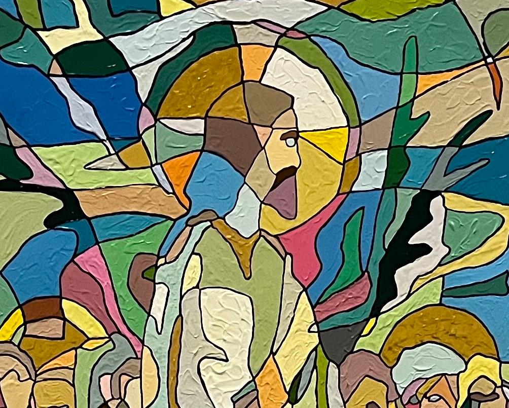 Arte contemporanea tedesca di Albrecht Behmel - Domenica delle Palme in vendita 3
