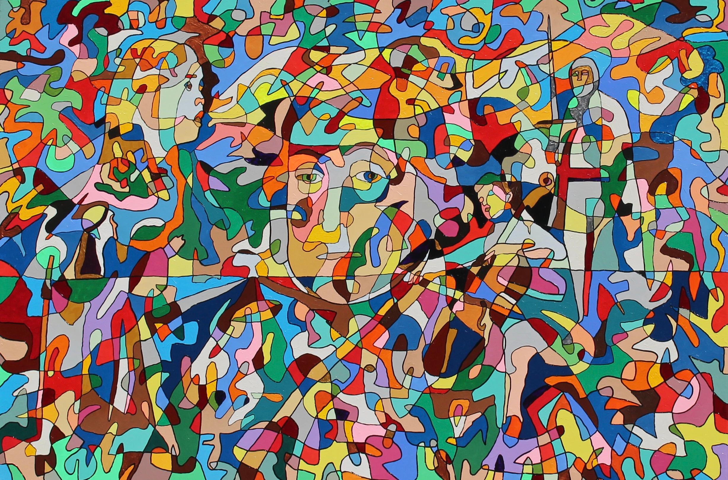 Acrilici e inchiostro su tela

Albrecht Behmel è un artista tedesco nato nel 1971 che vive e lavora a Freudenstadt, in Germania. Albrecht è uno scrittore di best-seller e vincitore del German National Academy of Arts Award Albrecht ha conseguito il