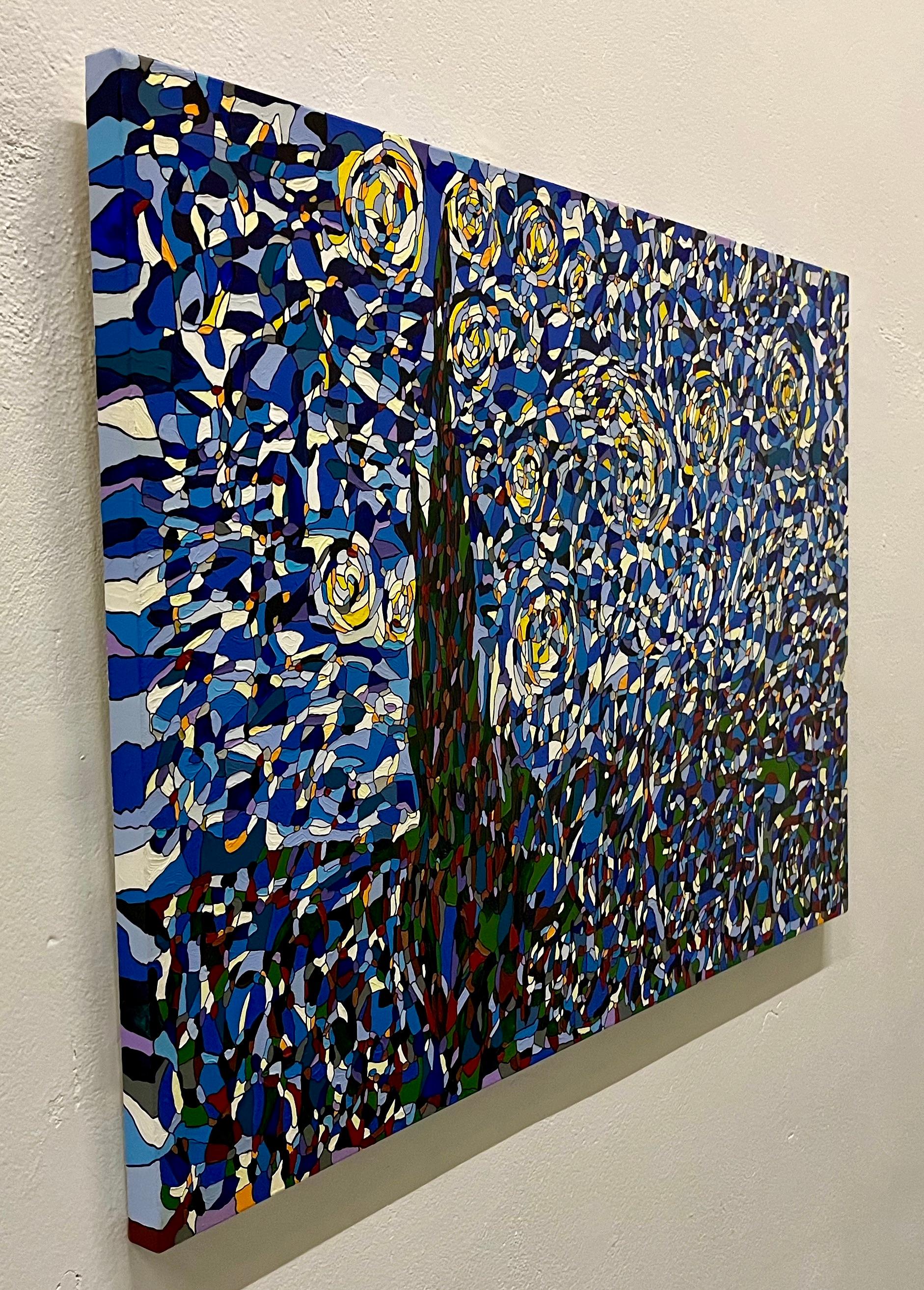 Arte contemporanea tedesca di Albrecht Behmel - Notte stellata in vendita 2
