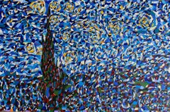 Arte contemporanea tedesca di Albrecht Behmel - Notte stellata