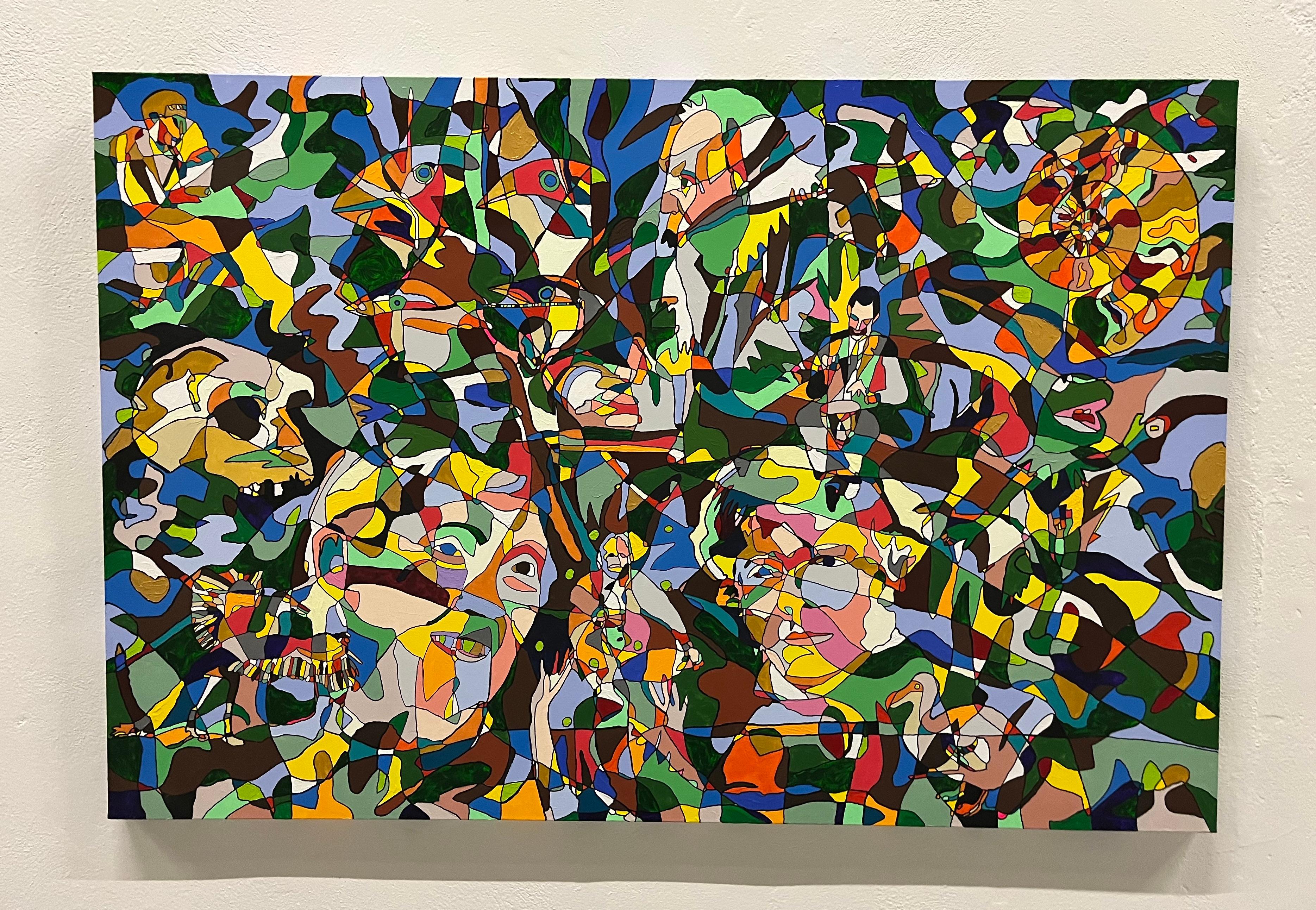 Arte contemporanea tedesca di Albrecht Behmel - L'albero della vita in vendita 1