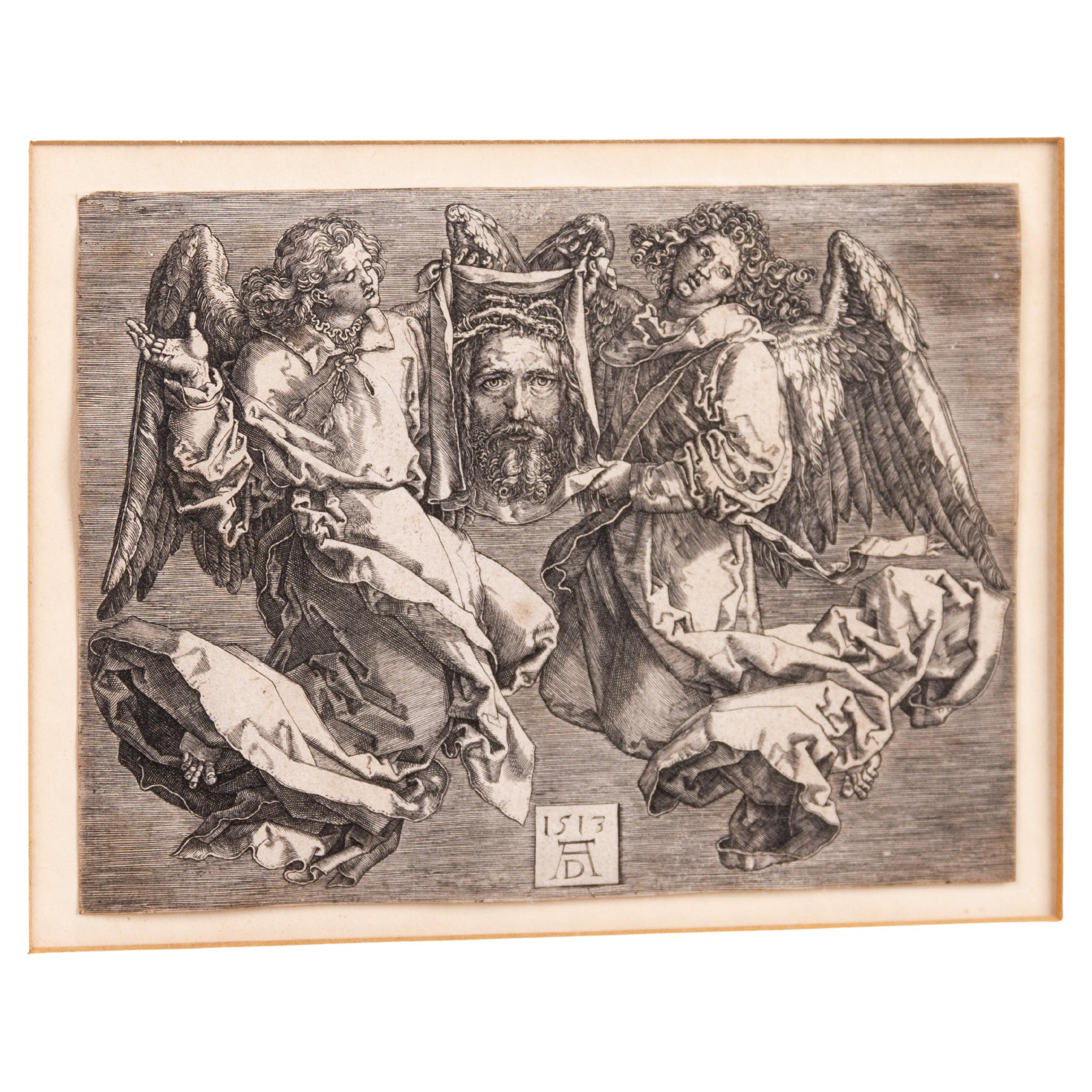 Albrecht Dürer 16th Century Old Master Engraving The Sudarium Of Saint Veronica