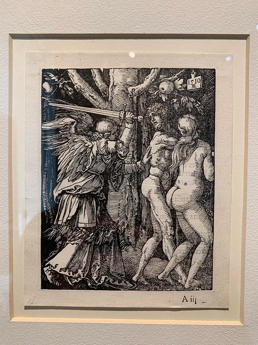 'Adam and Eve Expelled from Eden' by Albrecht Dürer, Woodcut Print For Sale 4