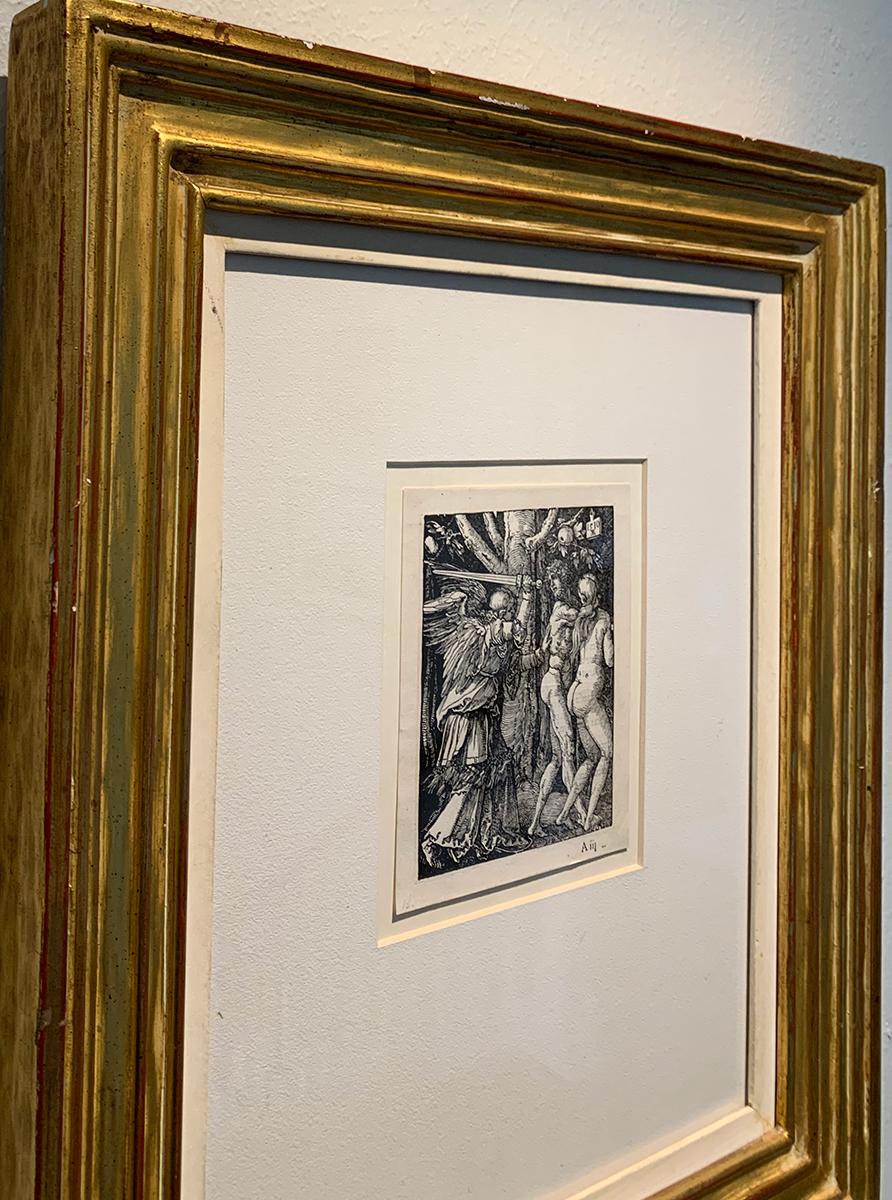 'Adam and Eve Expelled from Eden' by Albrecht Dürer, Woodcut Print For Sale 5