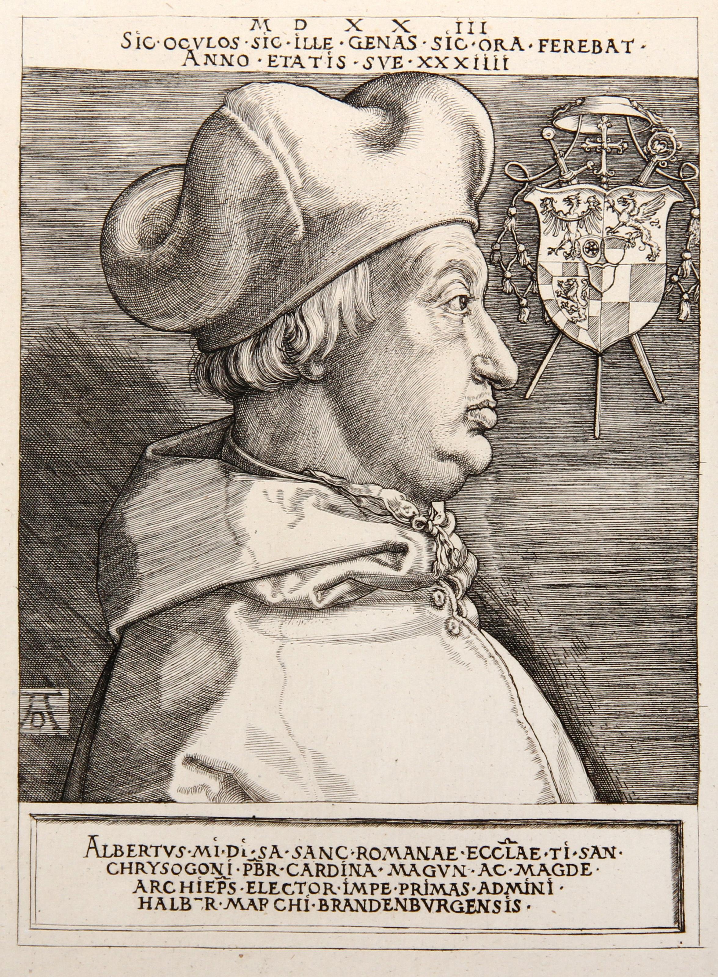 Albert de Mayence, Heliogravüre von Albrecht Dürer