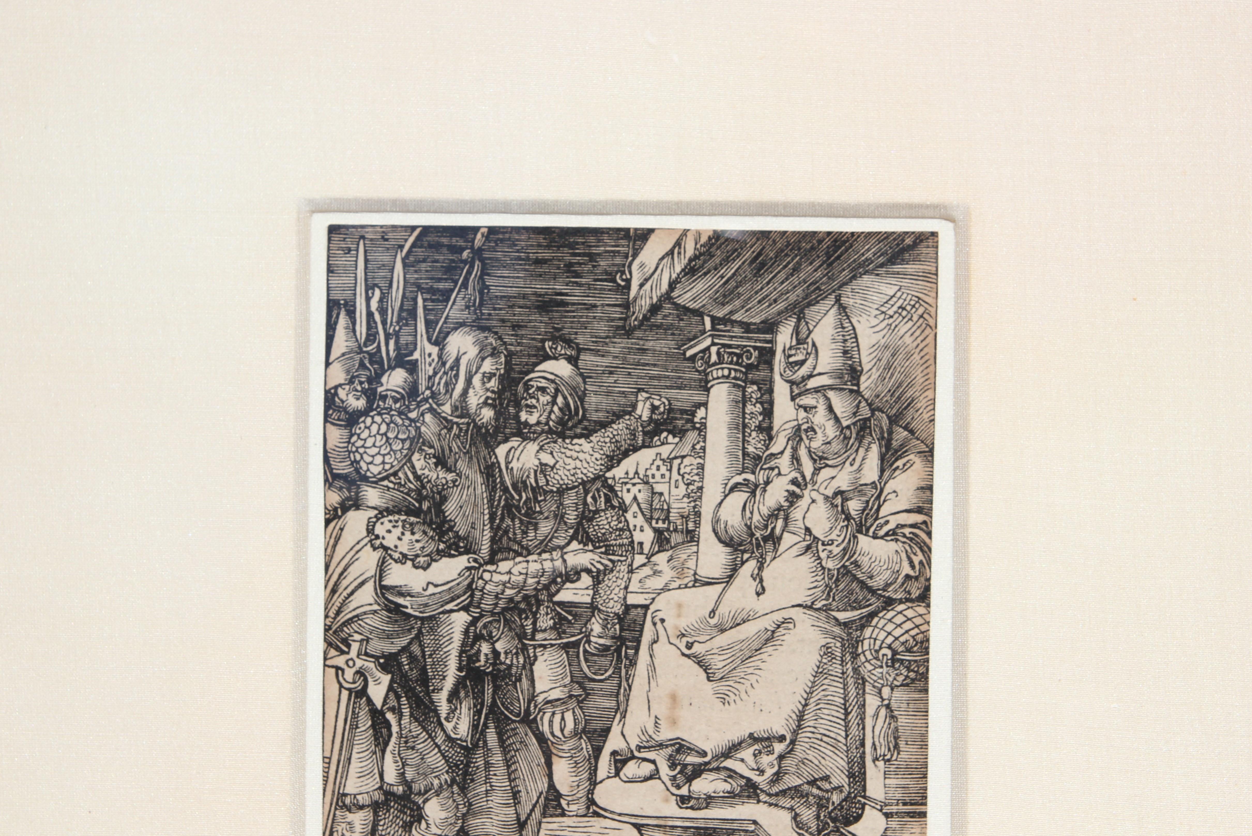 Albrecht Durer's original woodcut print titled 