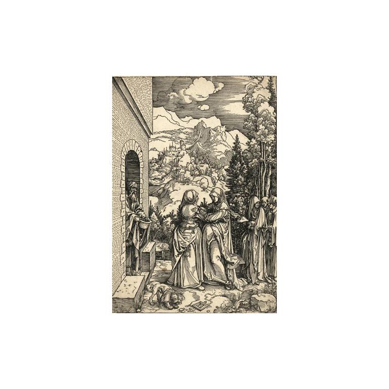 Albrecht Dürer Figurative Print – Die Heimsuchung (aus Marienleben)