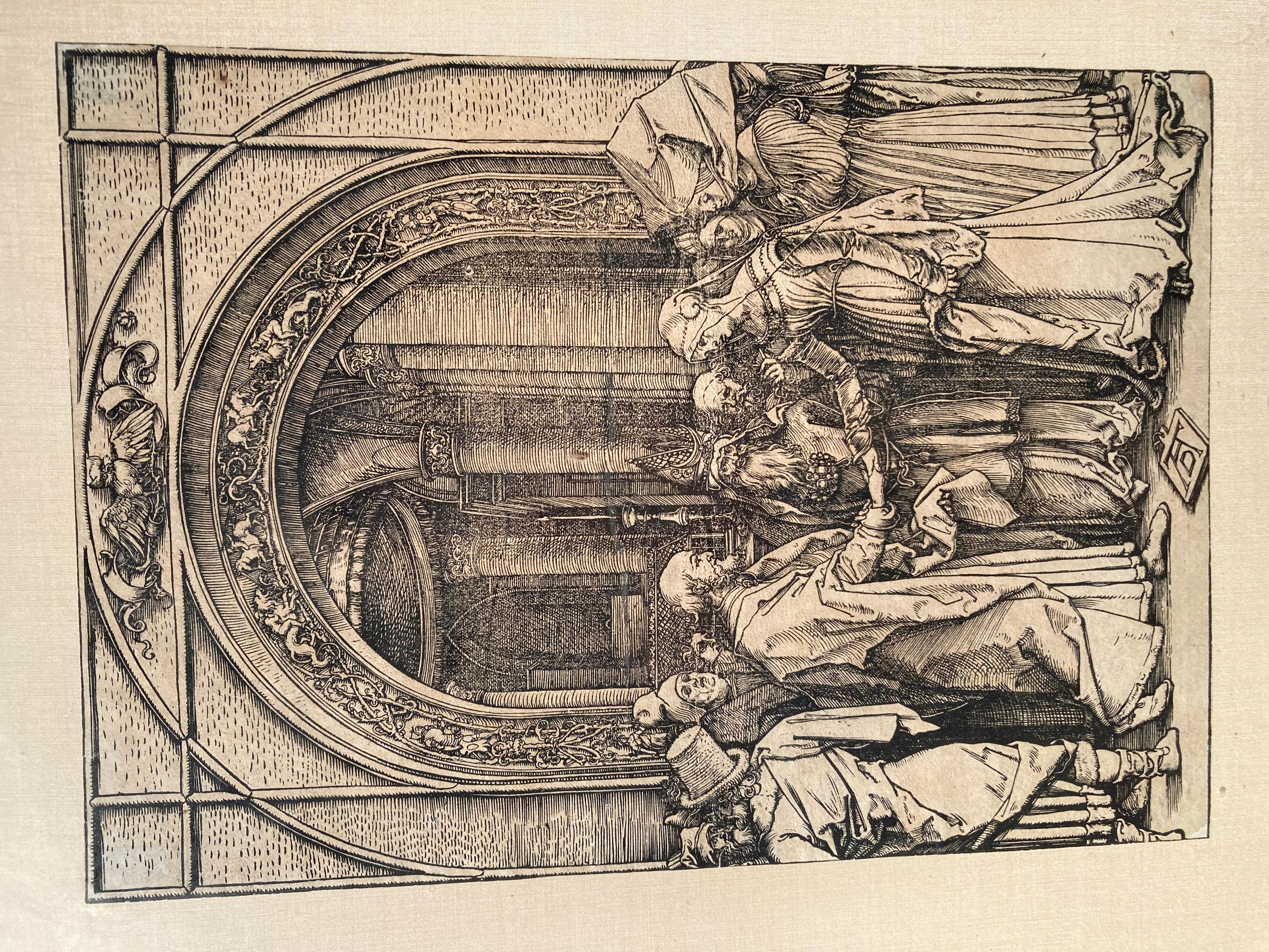 Dürer, Vita della Vergine, Matrimonio della Vergine, xilografia - Print Rinascimento nordico di Albrecht Dürer