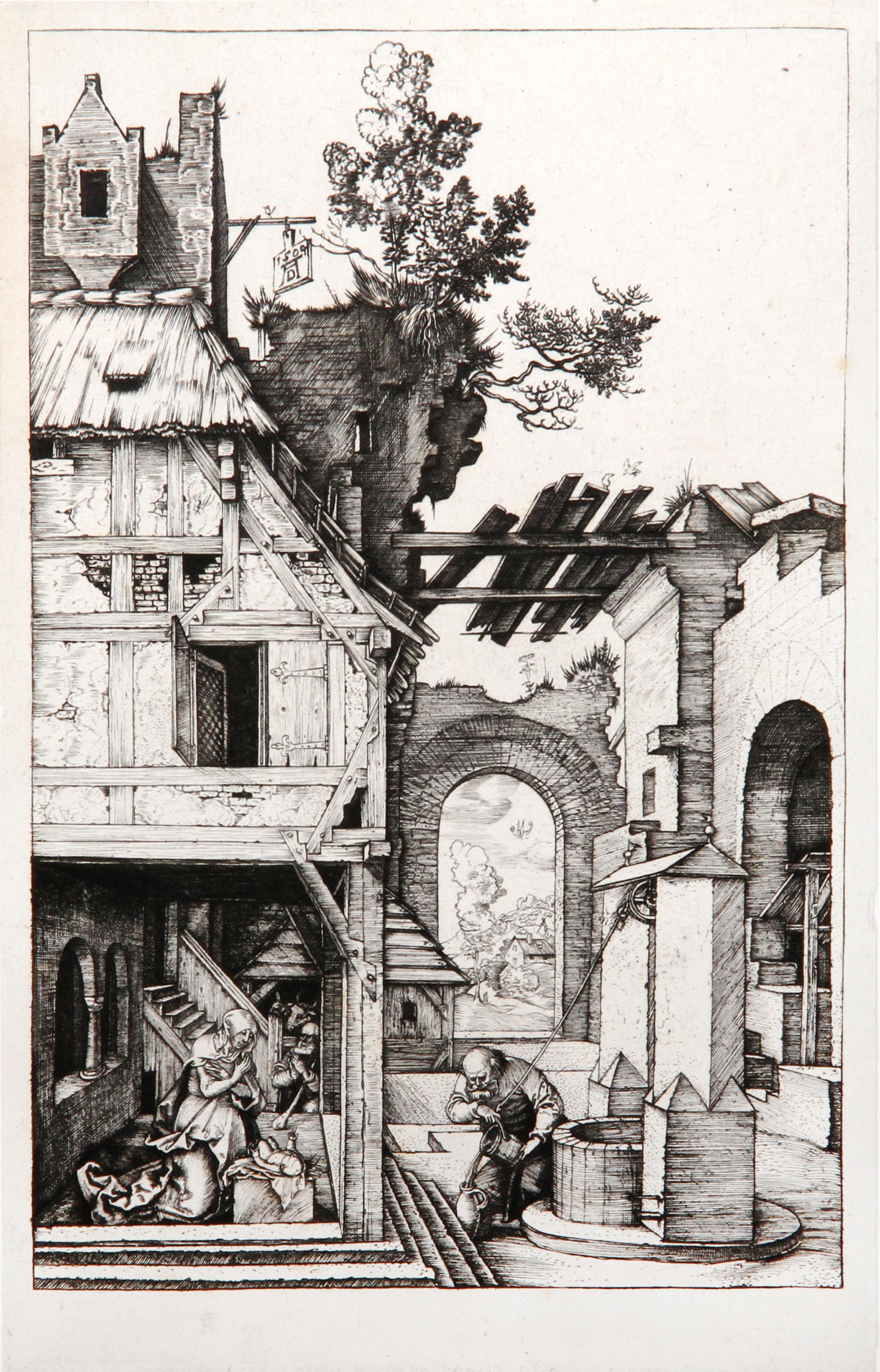La Nativite, héliogravure d'Albrecht Dürer