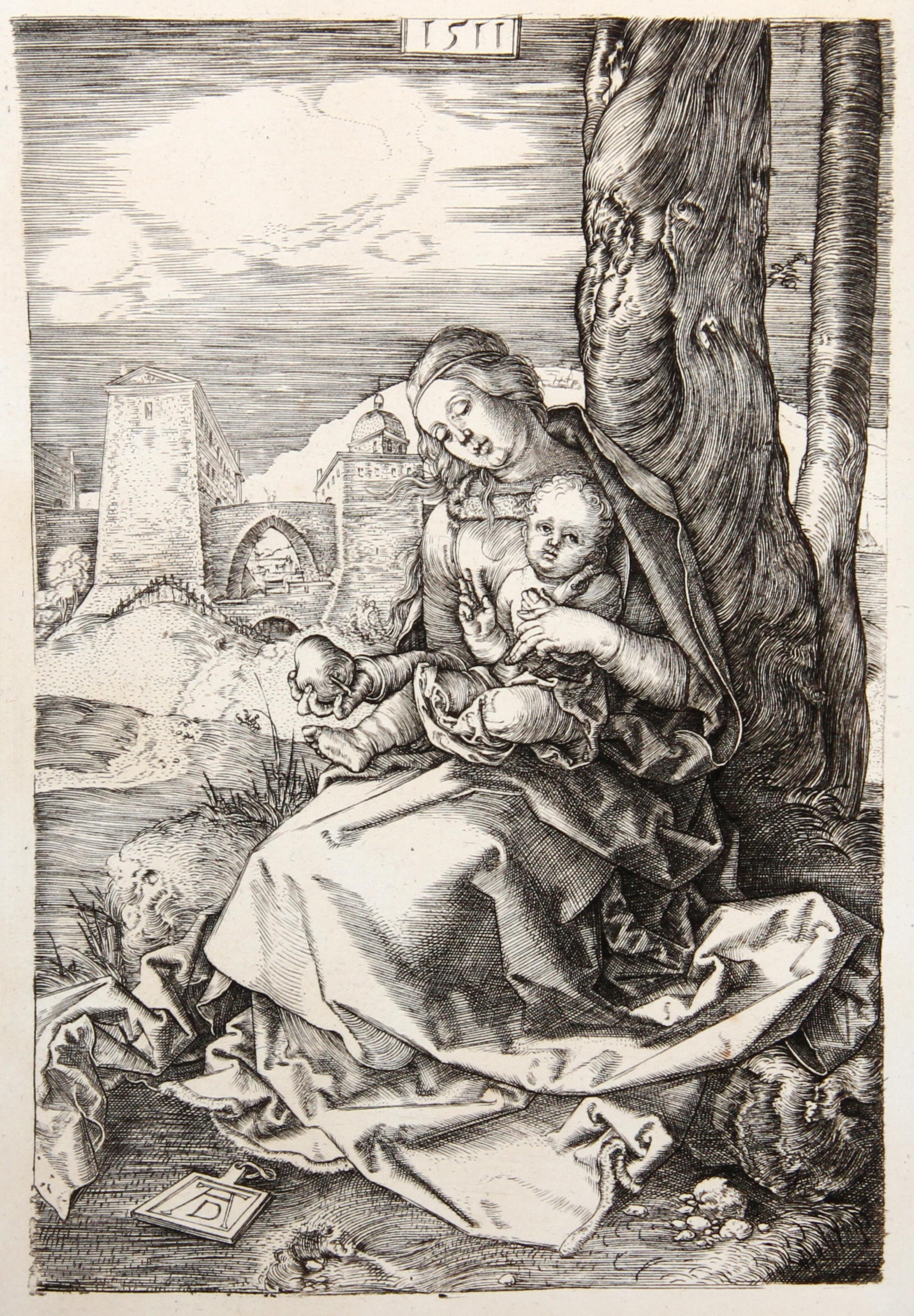 La Vierge à la Poire, Héliogravure d'Albrecht Dürer