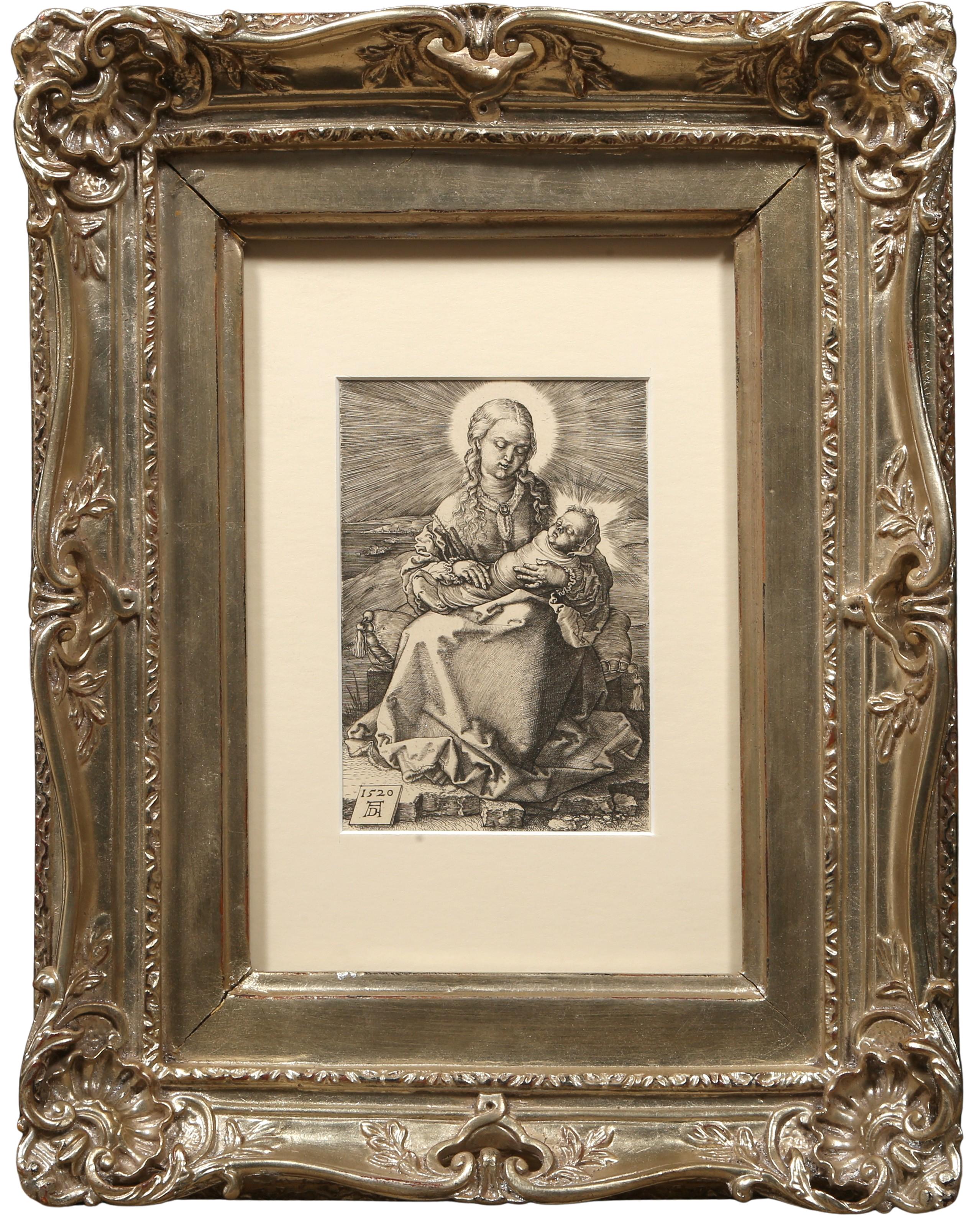 La Vierge avec l'Enfant Jésus Emmaillotte, Héliogravure d'Albrecht Dürer