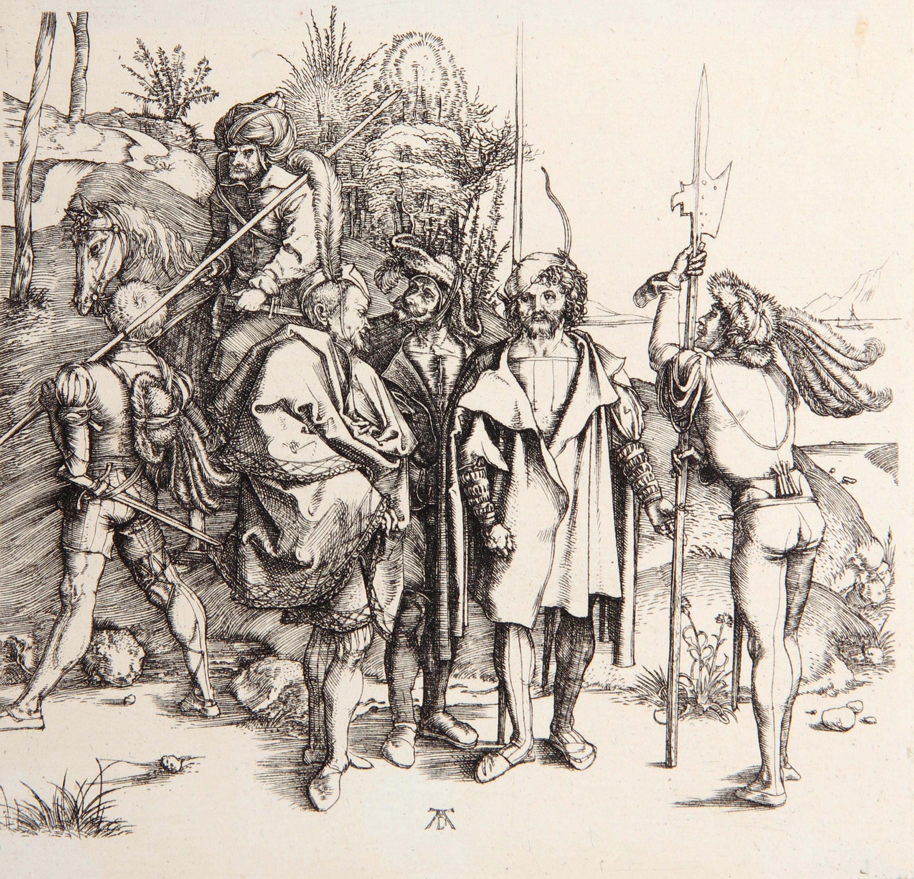 L'Assemblee des Gens de Guerre, Héliogravure d'Albrecht Dürer