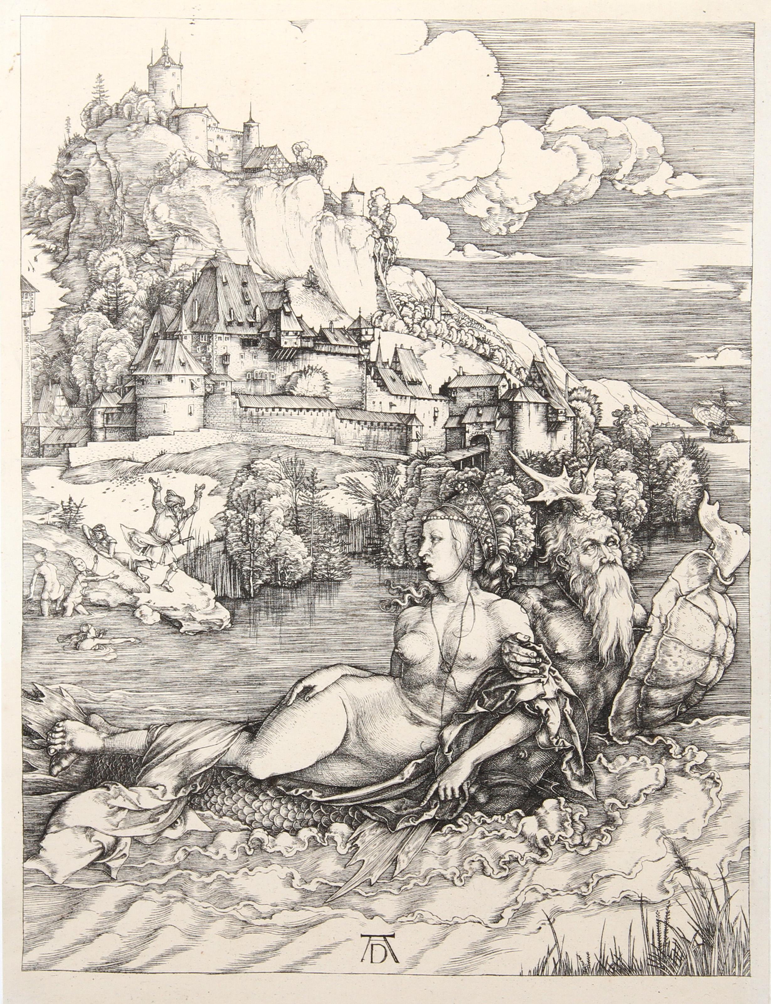  Albrecht Durer, dopo Amand Durand, Tedesco (1471 - 1528) -  L'Enlevement d'Amymone, Anno: 1873, Medium: Heliogravure, Dimensioni: 10.5  x 7.5 in. (26.67  x 19,05 cm), Stampatore: Amand Durand, Descrizione: L'incisore e pittore francese Charles