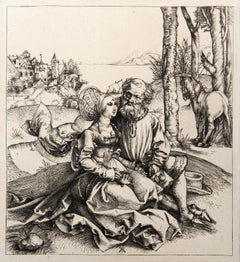 Les Offres d'Amour, Old Masters Heliogravure by Albrecht Dürer