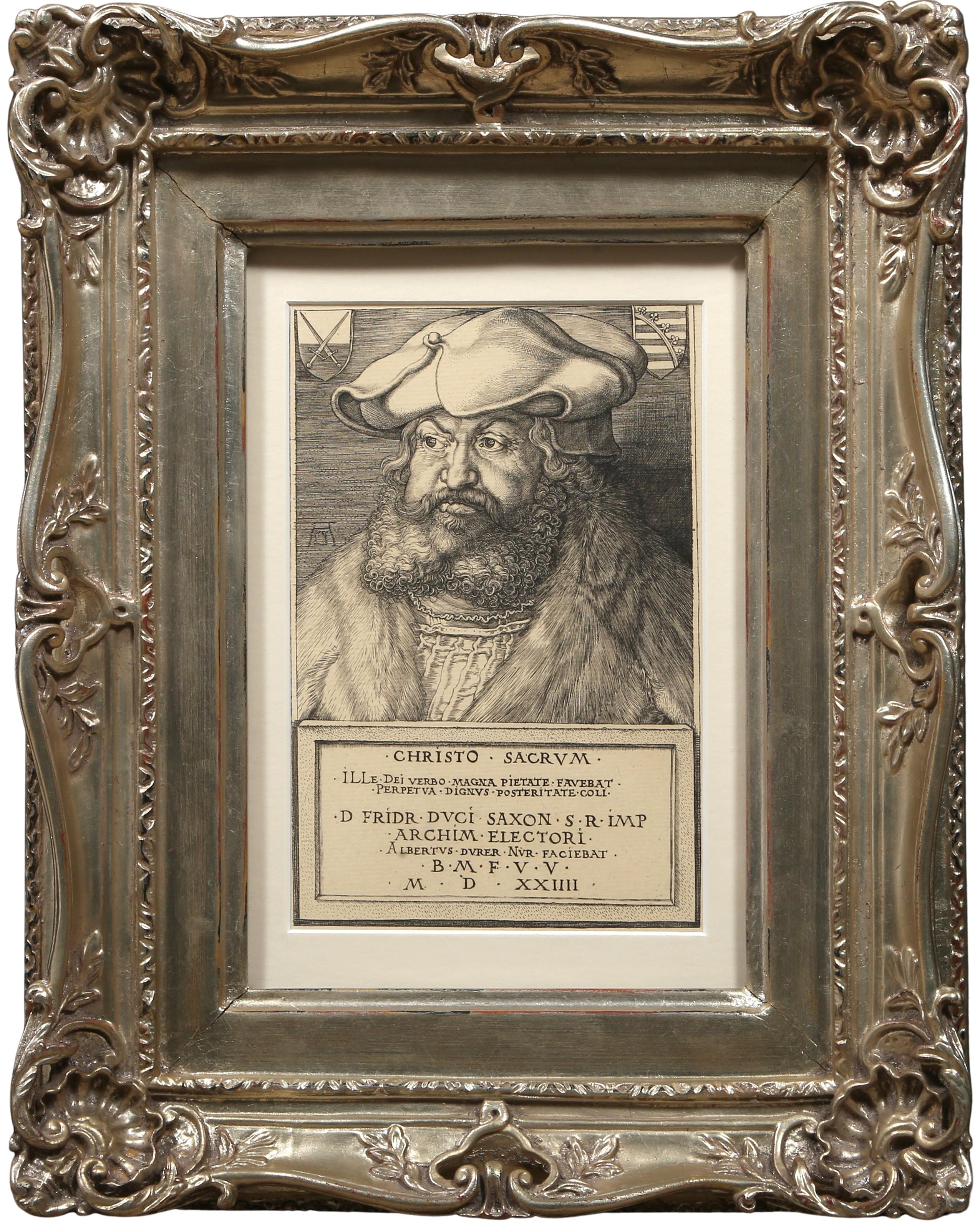 Bildnis Friedrichs III., Kurfürst von Sachsen, Heliogravüre von Albrecht Dürer