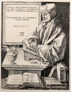 Portrait d'Erasme, Heliogravure by Albrecht Dürer