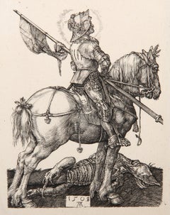 Saint Georges, Heliogravure by Albrecht Dürer