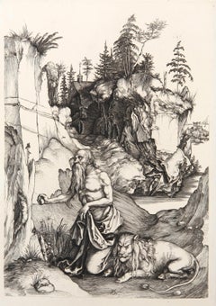 Saint Jérôme en Pénitence, Héliogravure d
Albrecht Dürer