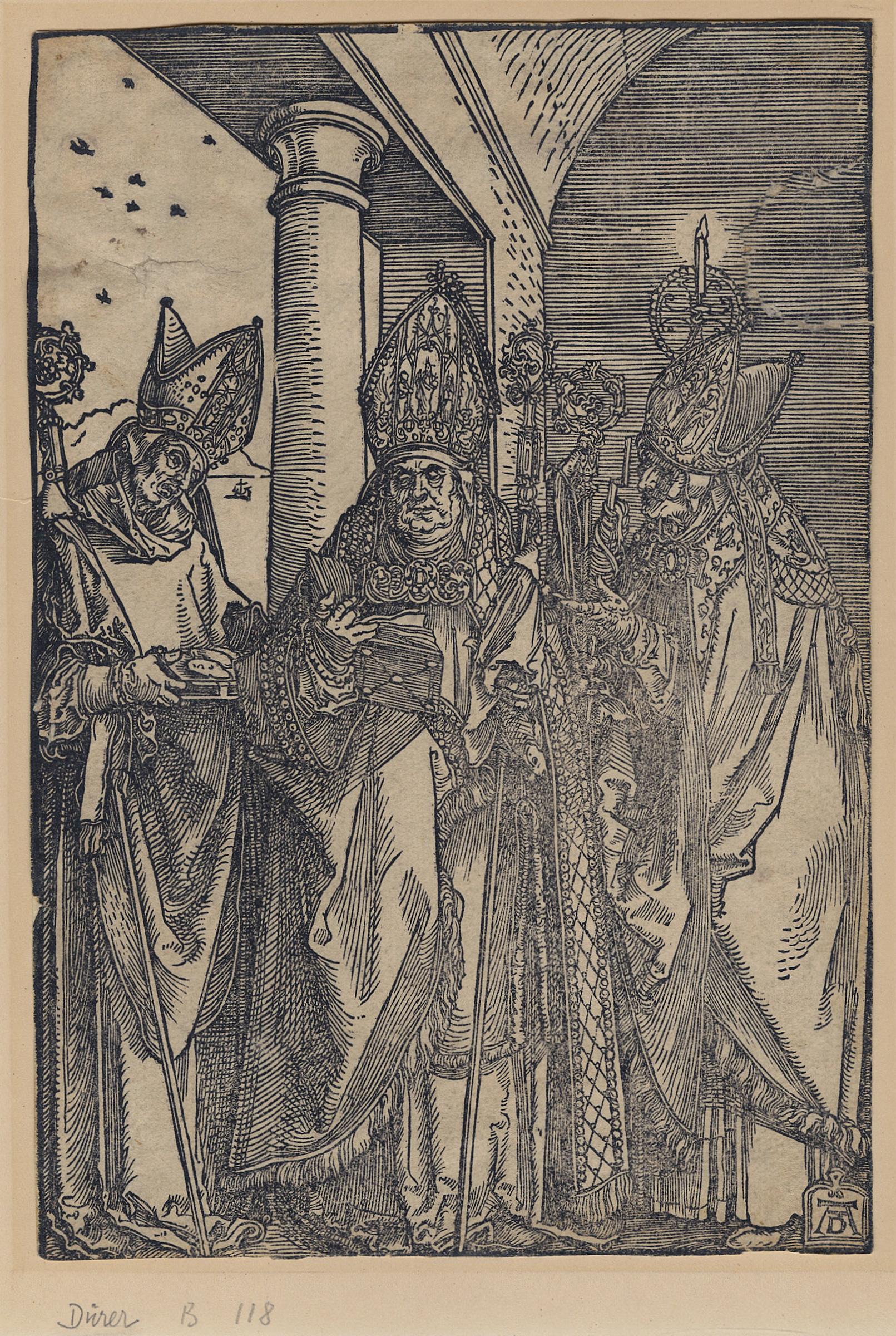 Saints Nicholas, Ulrich, and Erasmus
