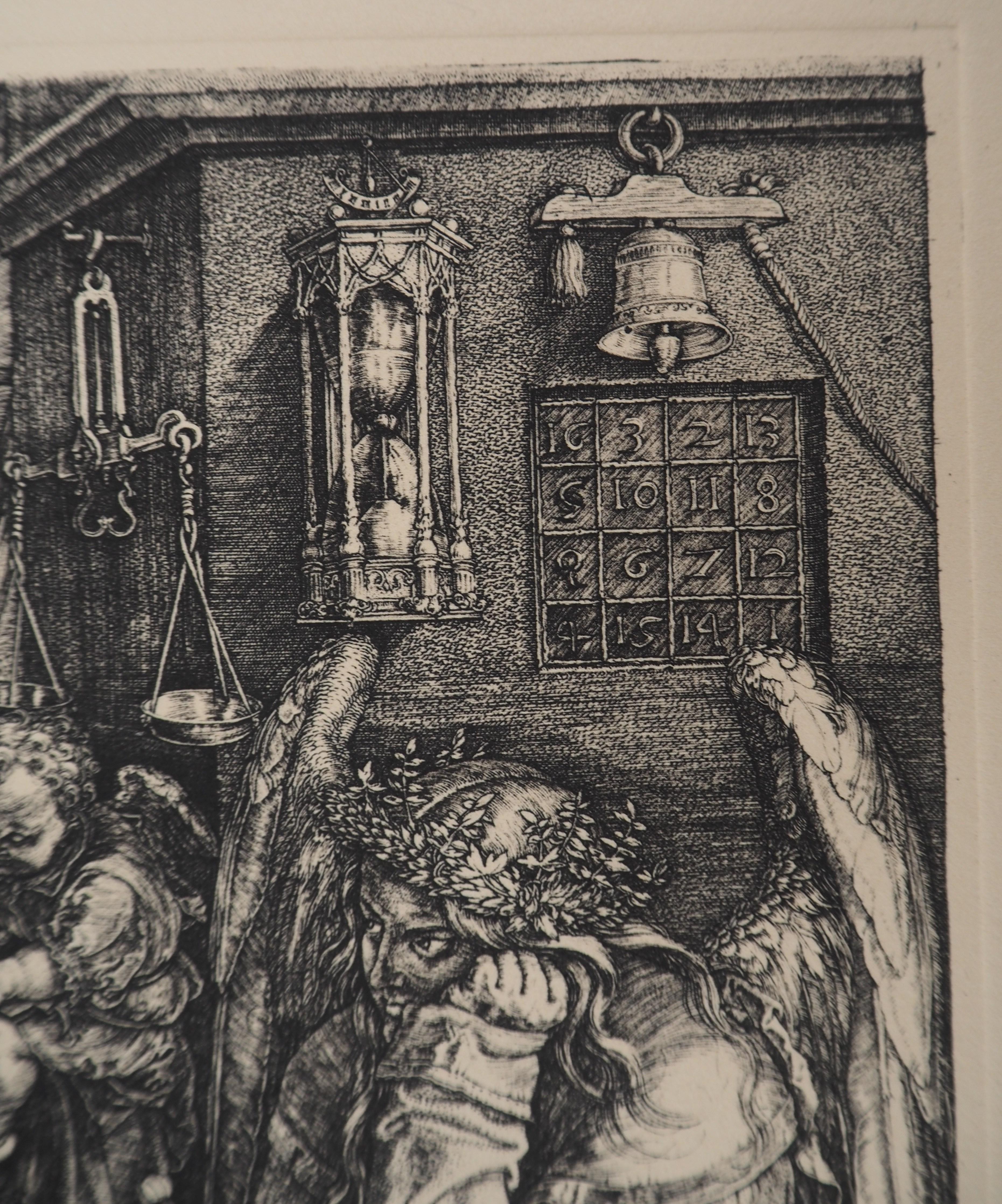 Symbolism : Melancolia - Etching For Sale 6