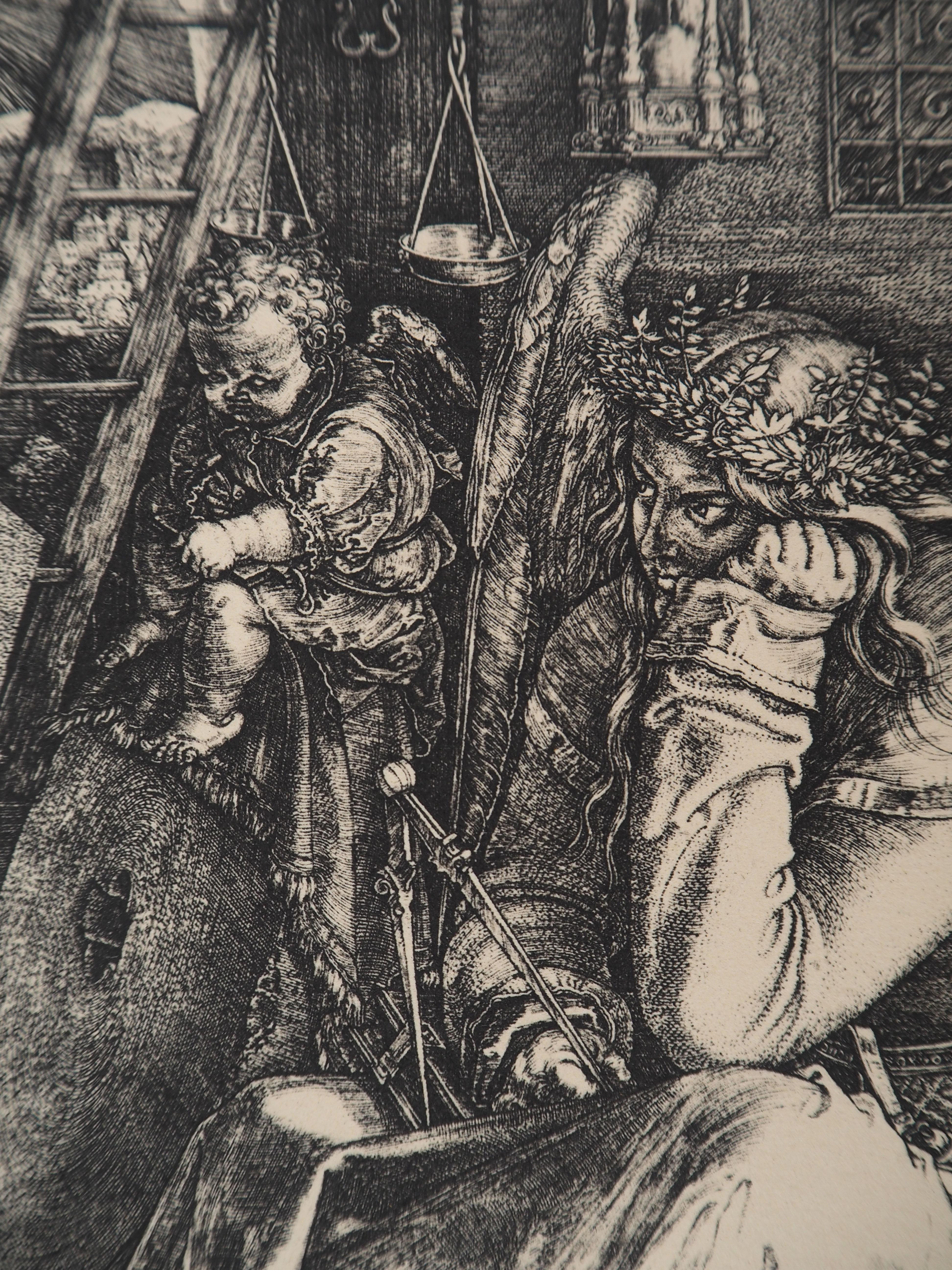 Symbolism : Melancolia - Etching For Sale 2