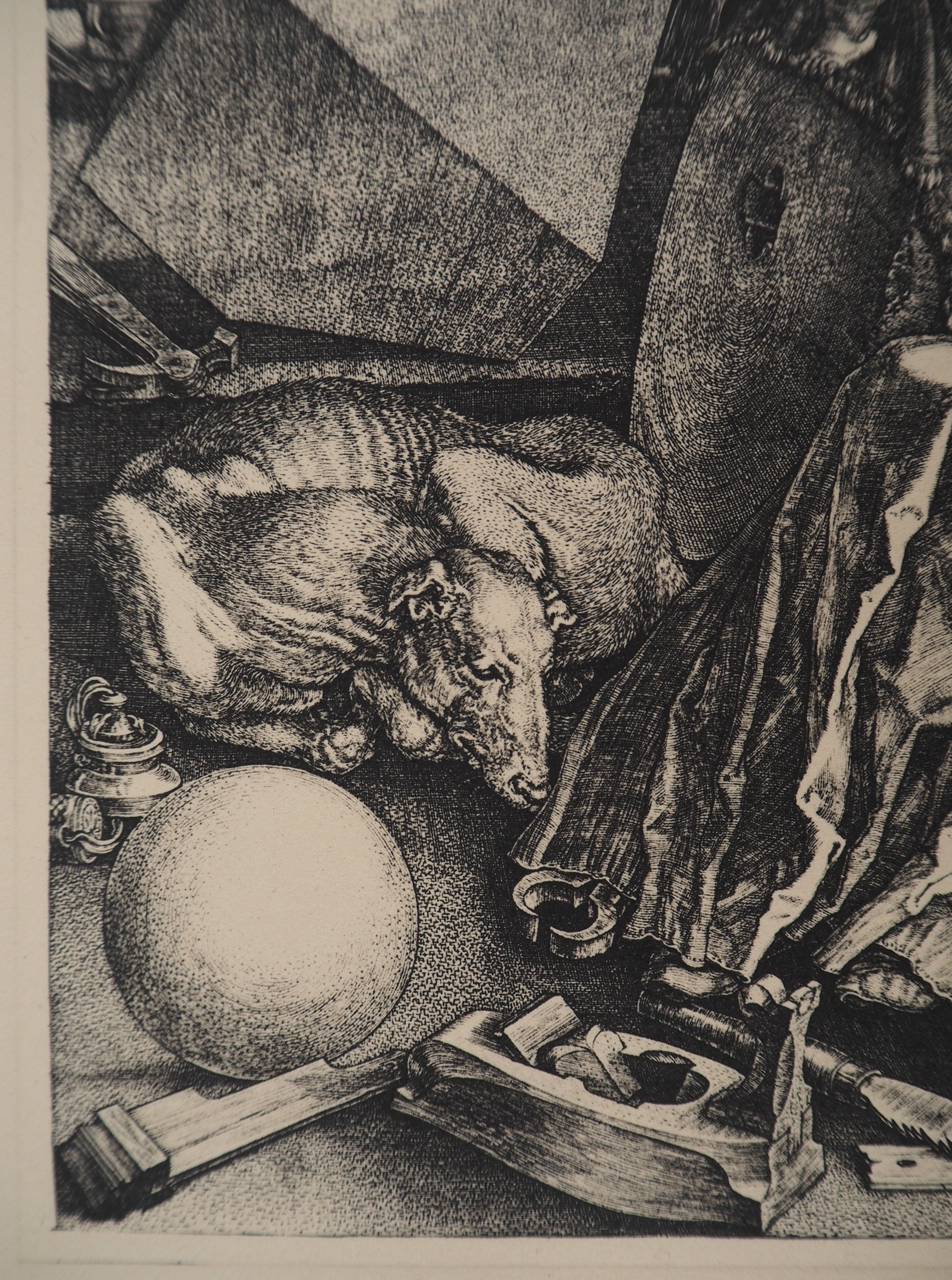 Symbolism : Melancolia - Etching For Sale 4