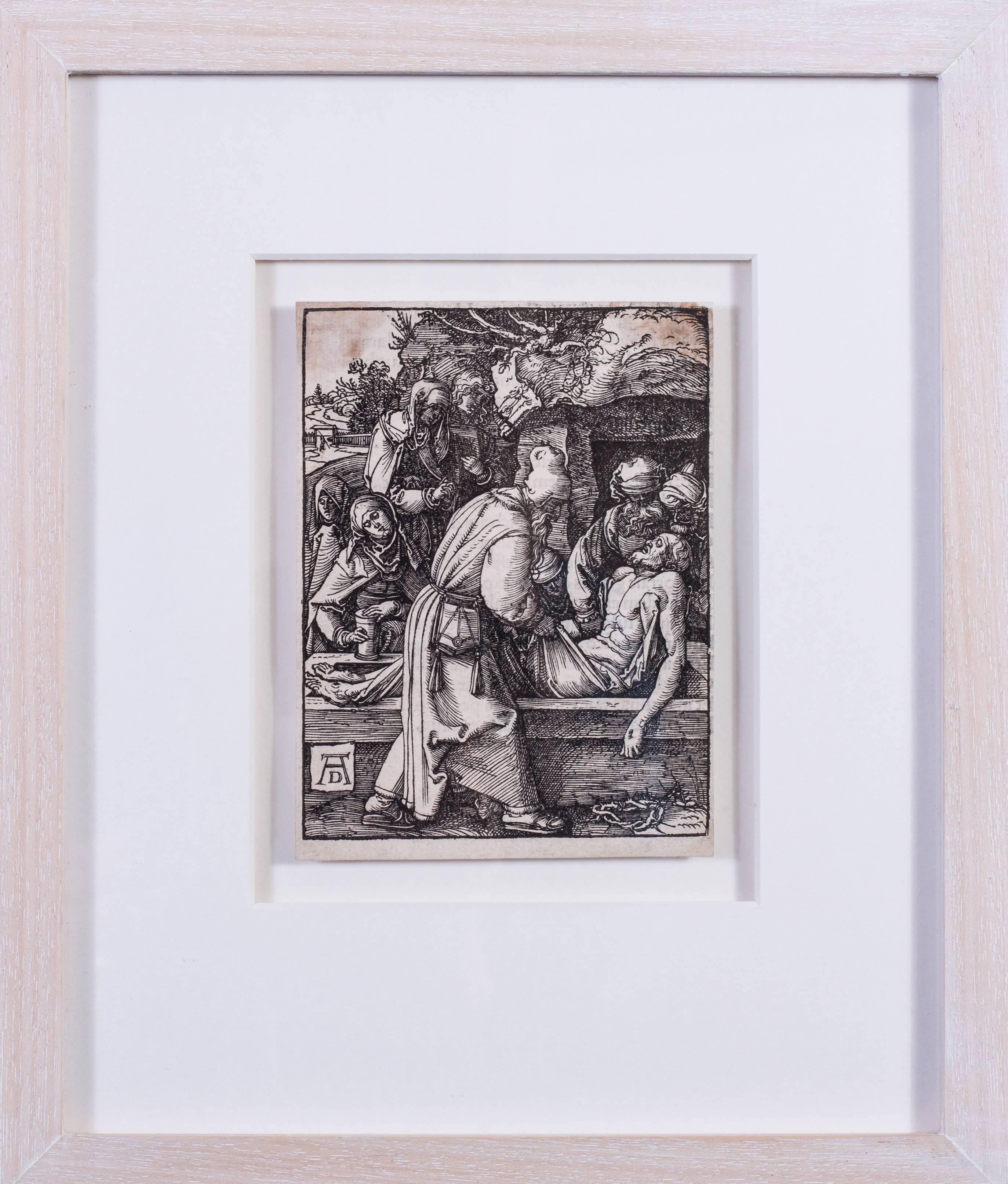 The burial of Christ, 1509-1510 - Print by Albrecht Dürer