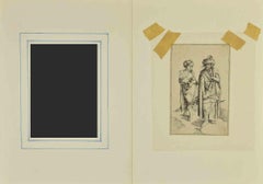 The Oriental and his wife - Etching after Albrecht Durer - 18th century