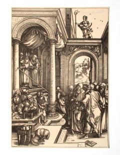 The Presentation in the Temple -Woodcut after Albrecht Durer - 18th Century