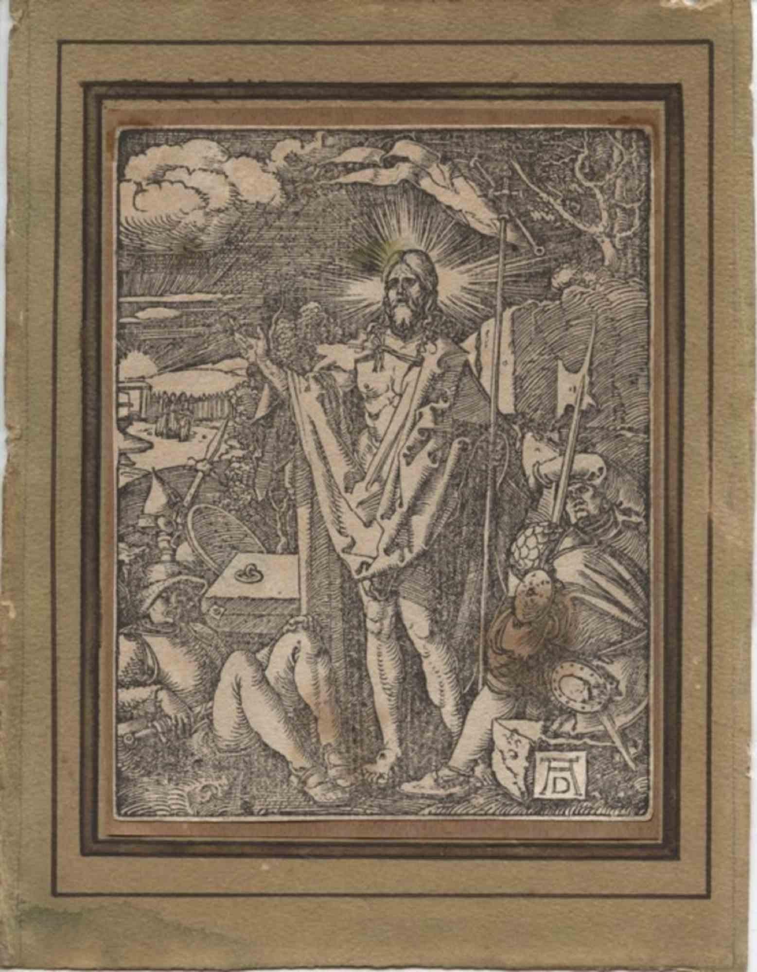 The Resurrection - Original Woodcut after Albrecht Dürer - Early 20th Century