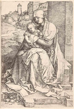 The Virgin and the Child - Woodcut after Albrecht Durer - Early 20th Century